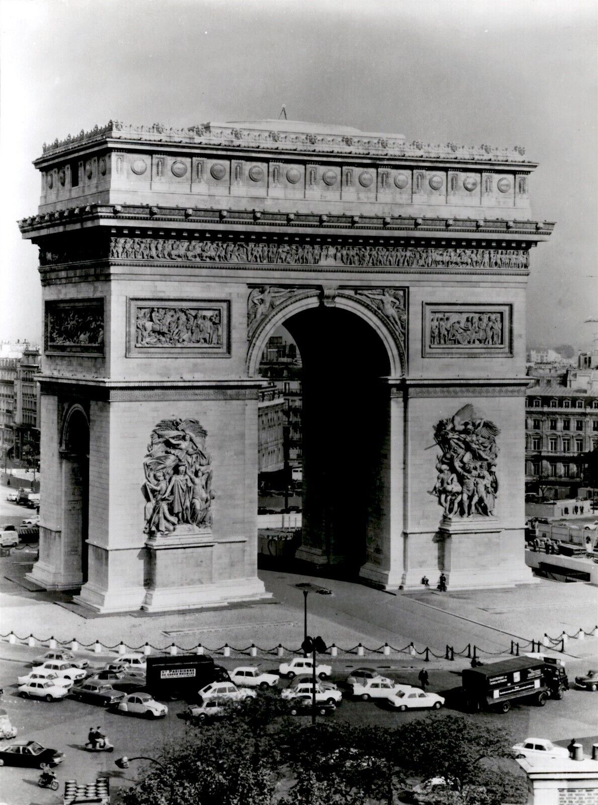 LD347 Orig Photo ARC DE TRIOMPHE PARIS FRANCE CHAMPS-ELYSEES TOMB UNKNOWNSOLDIER