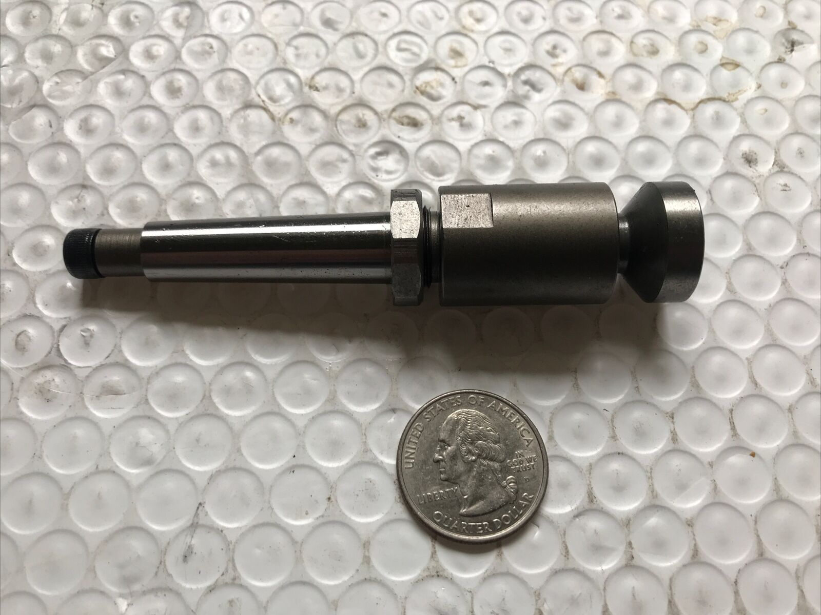Machinist Tools Small Live Bull Nose Center With MT1 Shank Swiss Screw Machine