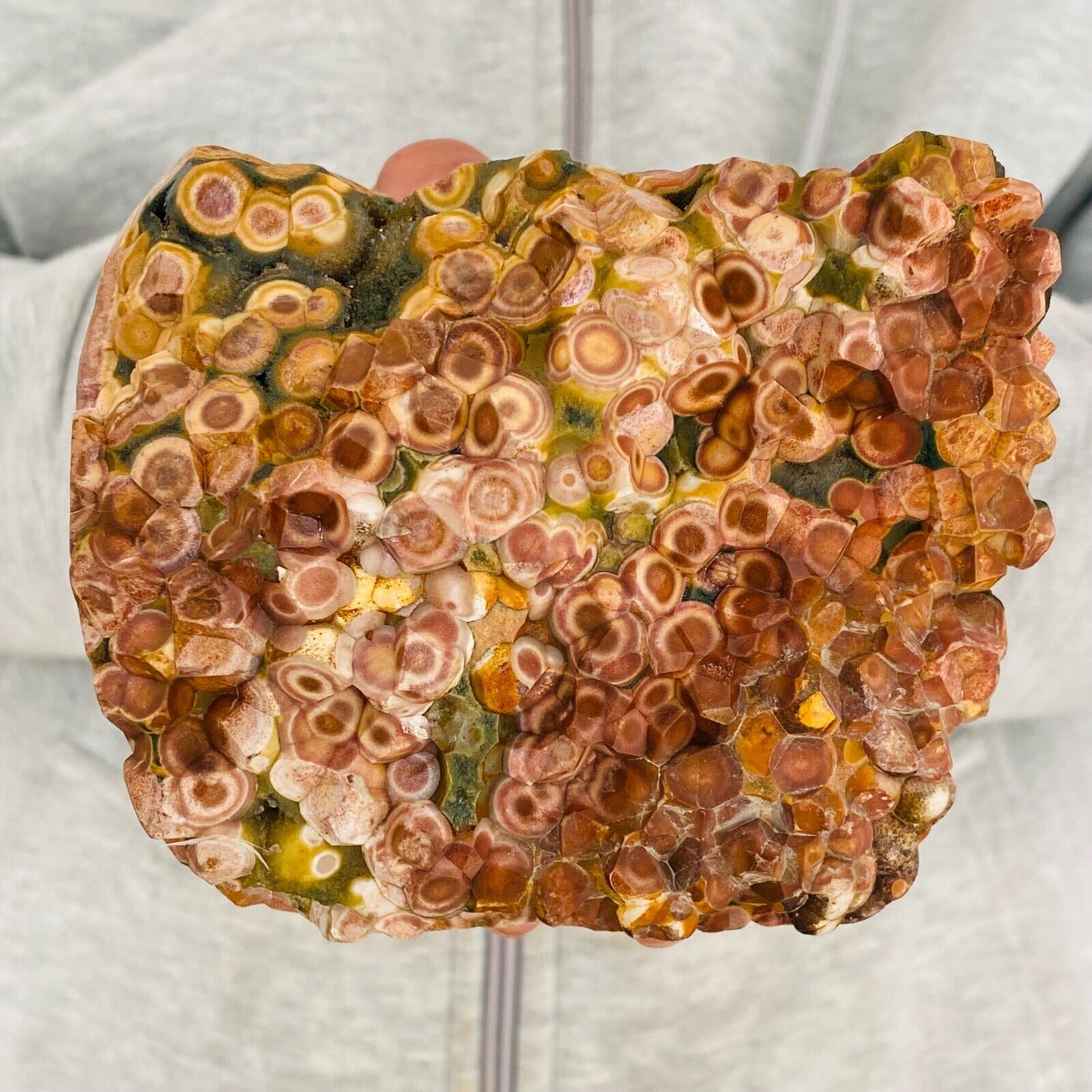 1360g Large Polychrome Ocean Landscape Jasper Stone Mineral Display Specimen