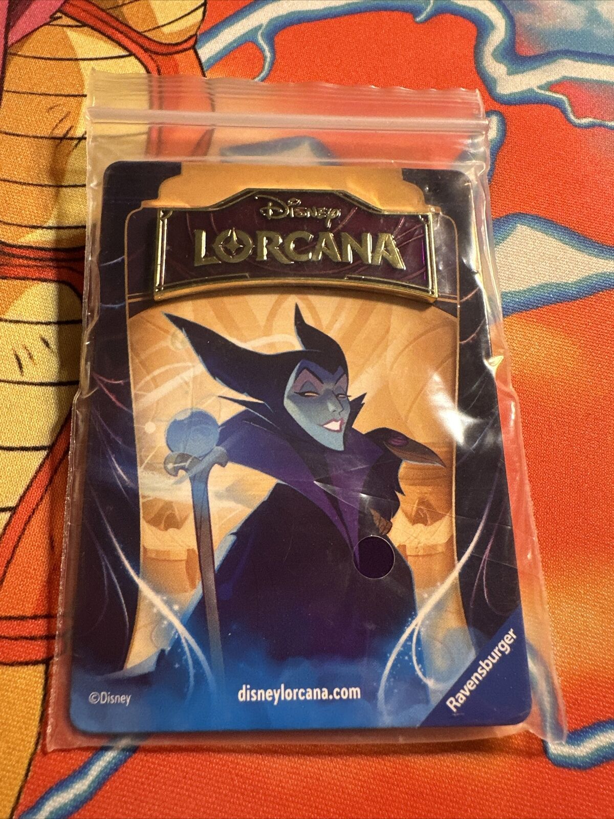 Disney Lorcana Purple Amethyst Logo Pin - GenCon 2023 Exclusive Maleficent