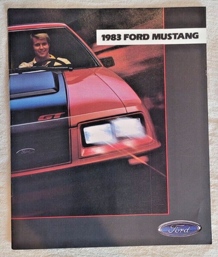 Vintage 1983 Ford Mustang Dealer Sales Brochure Catalog NOS Collectible