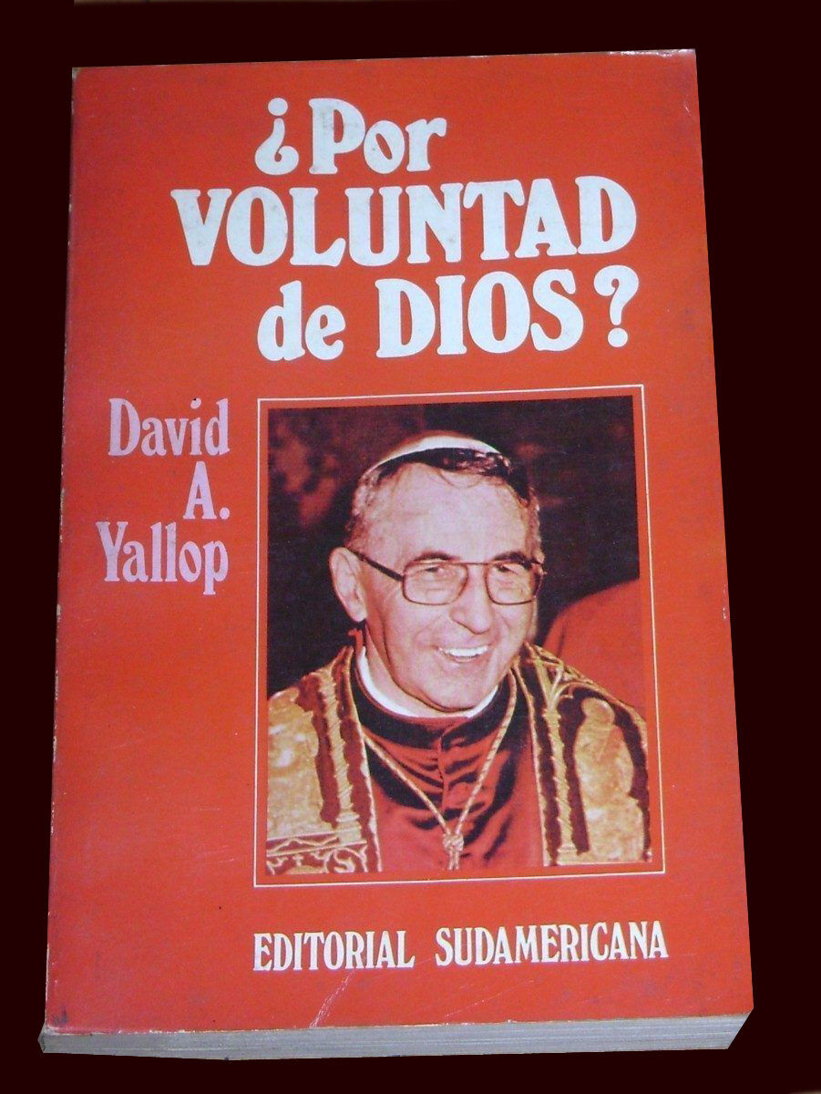 POPE JOHN PAUL I Death Research BOOK - Albino Luciani - David Yallop