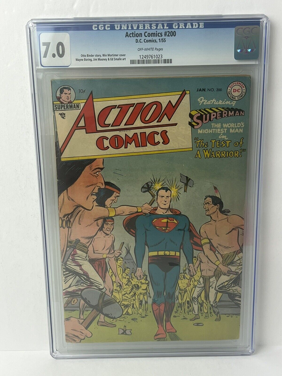 Action Comics # 200 January 1955 Superman Golden Age CGC 7.0 DC Comics