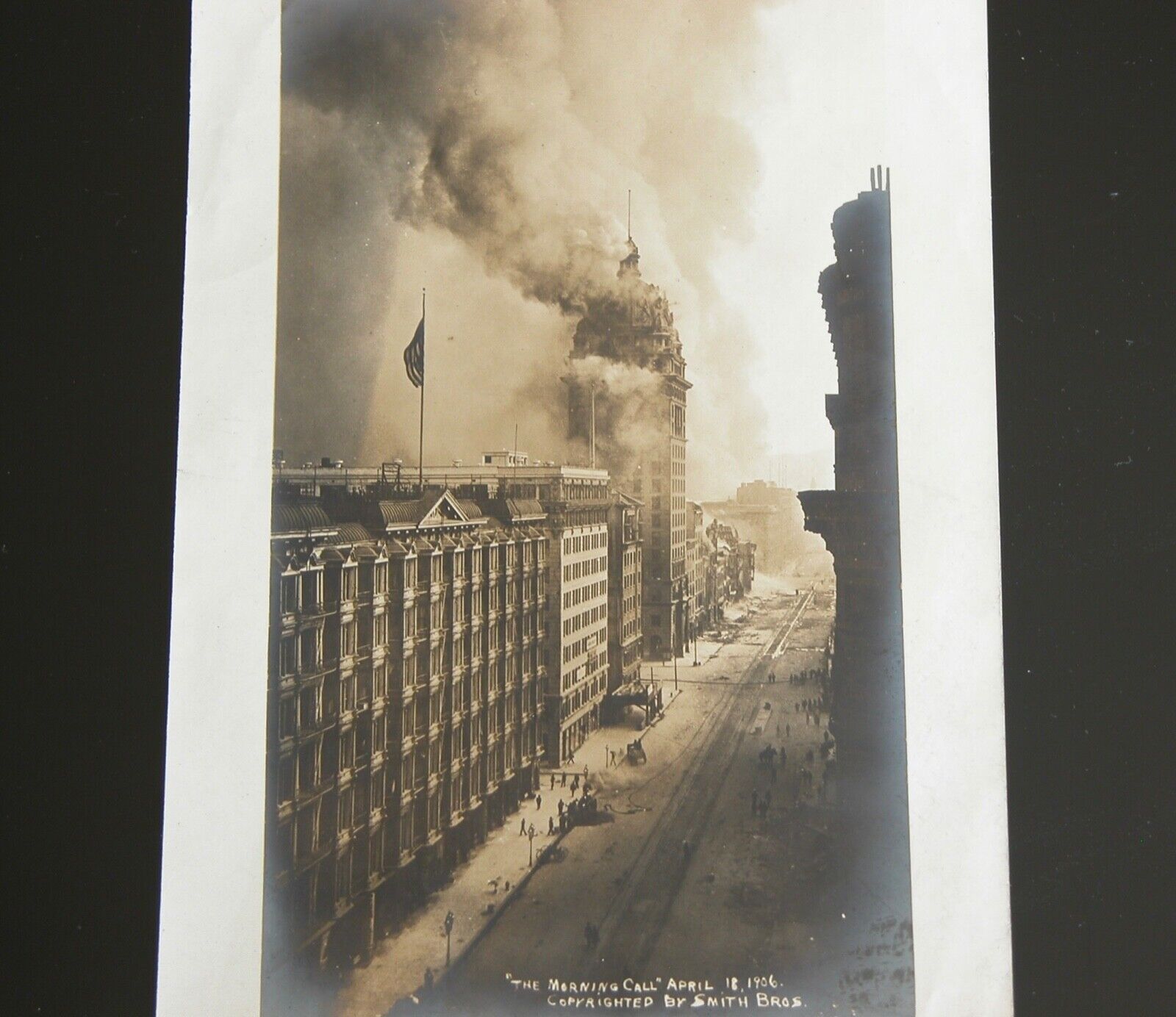 Vtg 1906 San Francisco Earthquake Fire \