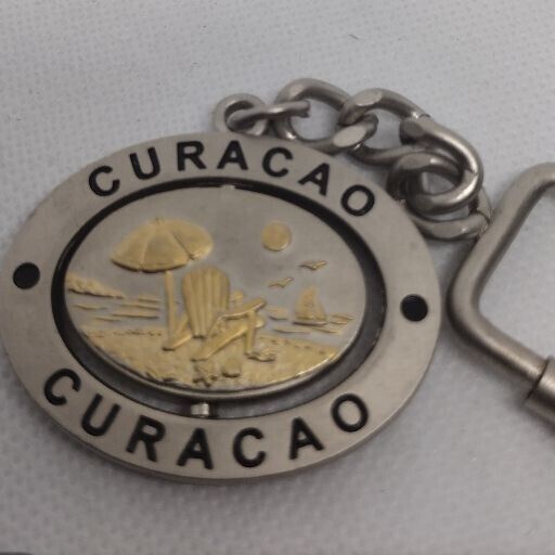 Curacao  Island Souvenir Spinner Keychain