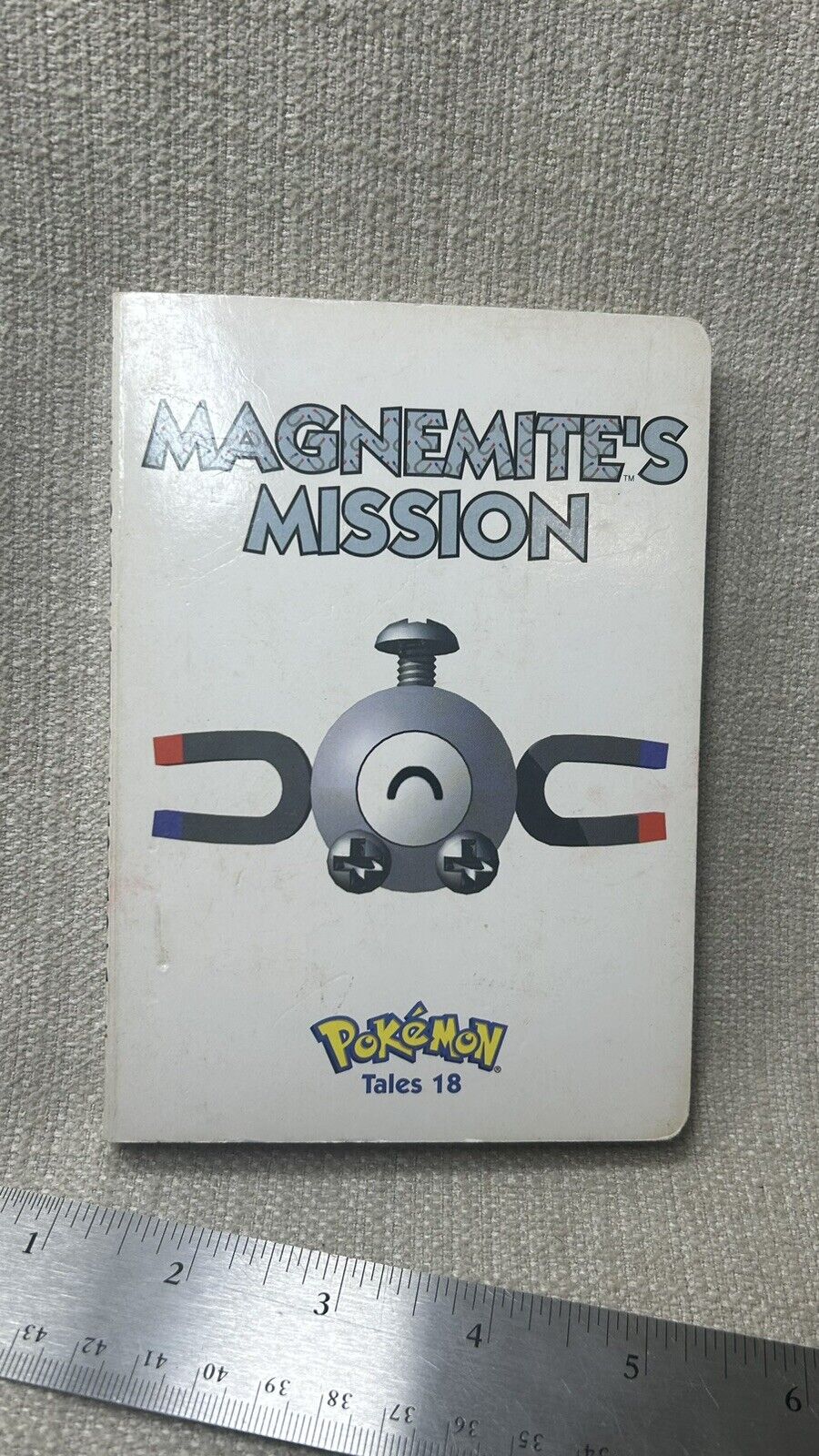 2001 VIZ Kids Pokemon Tales Children’s Board Book 18 Magnemite’s Mission