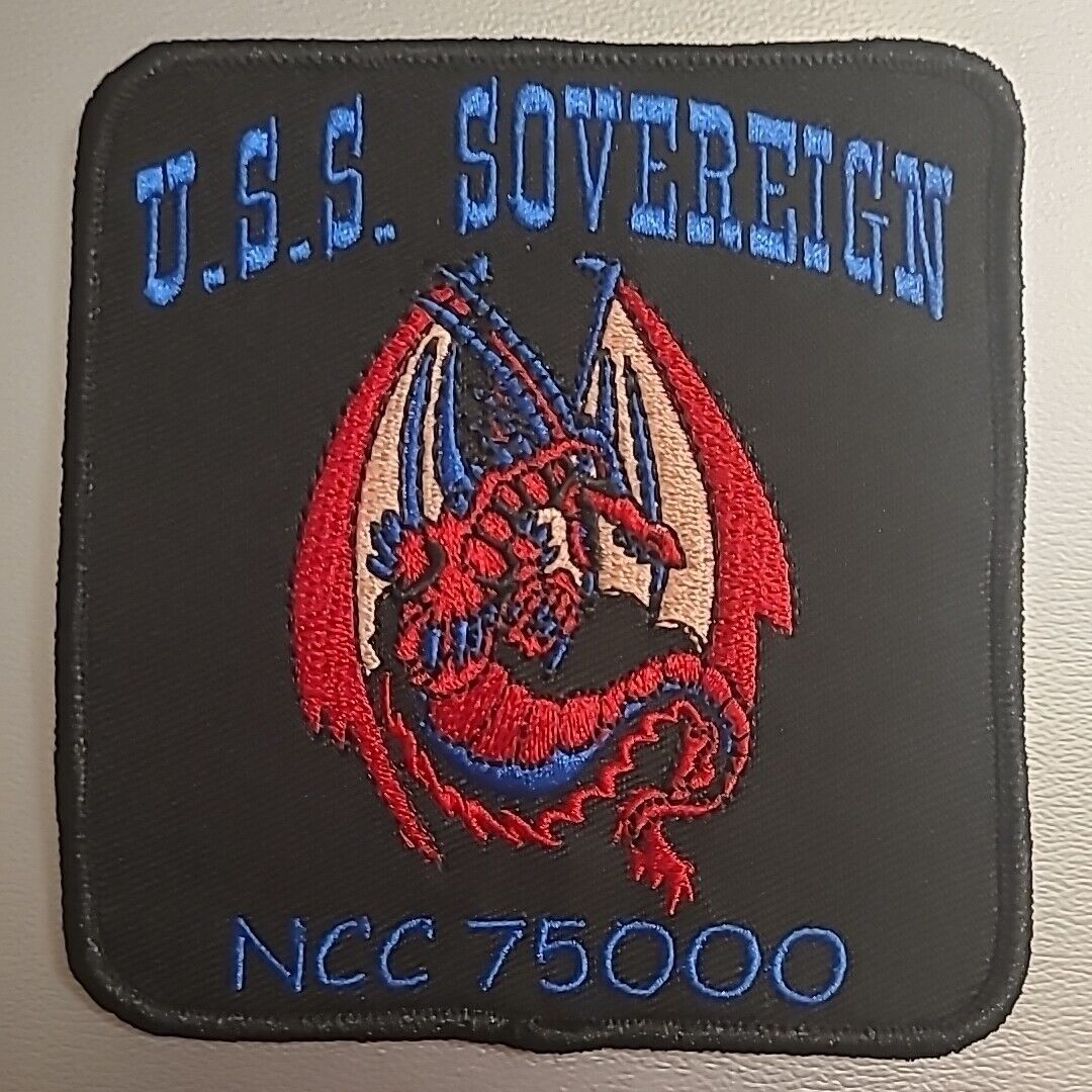 Star Trek Star Trek U.S.S. Sovereign, NCC 75000 Embroidered Patch