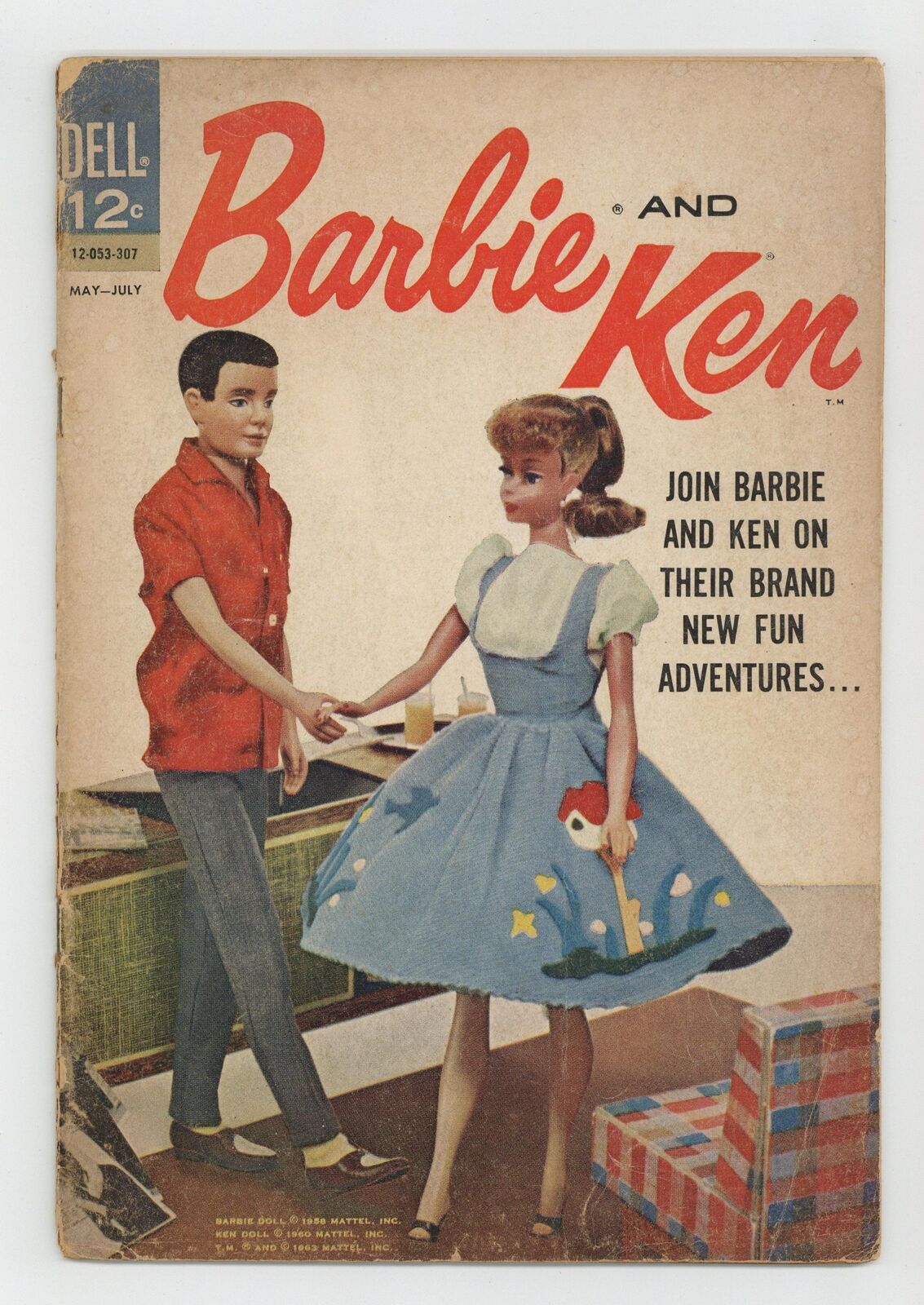 Barbie and Ken #3 GD- 1.8 1963
