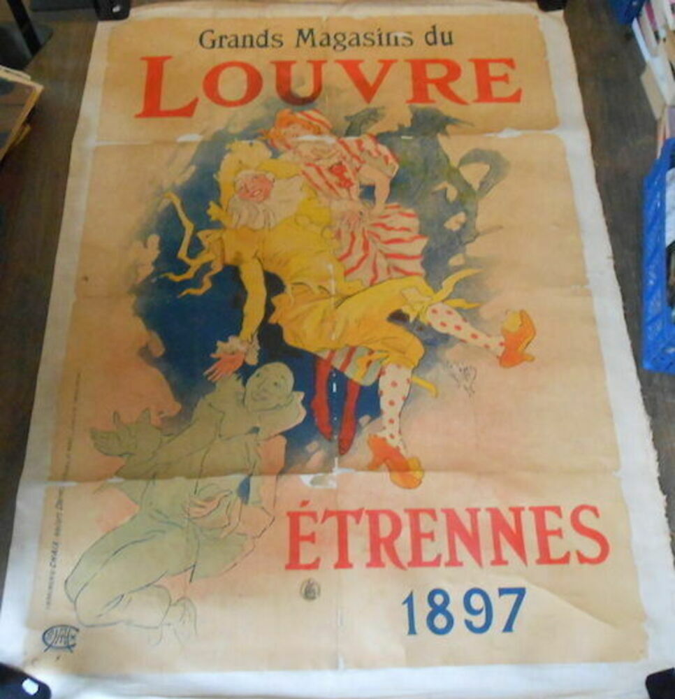 Cheret poster department stores du Louvre Etrennes 1897 | Jules Chéret | good condition