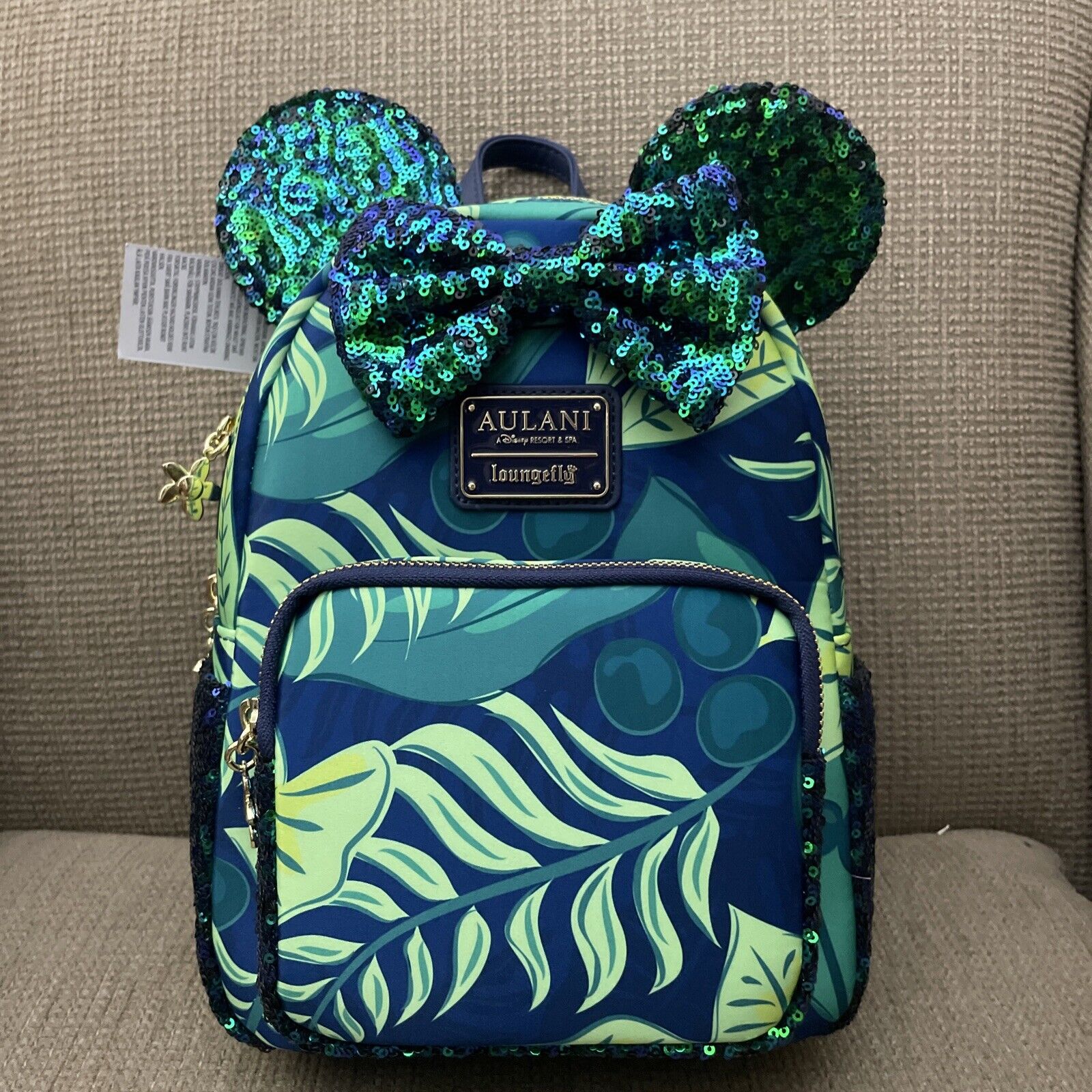 Loungefly Disney Aulani Paradise Vibes Sequin Exclusive Hawaii Mini Backpack