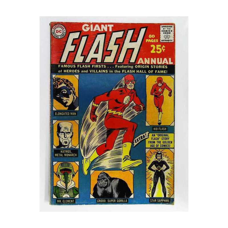 Flash (1959 series) Annual #1 in Fine minus condition. DC comics [e@