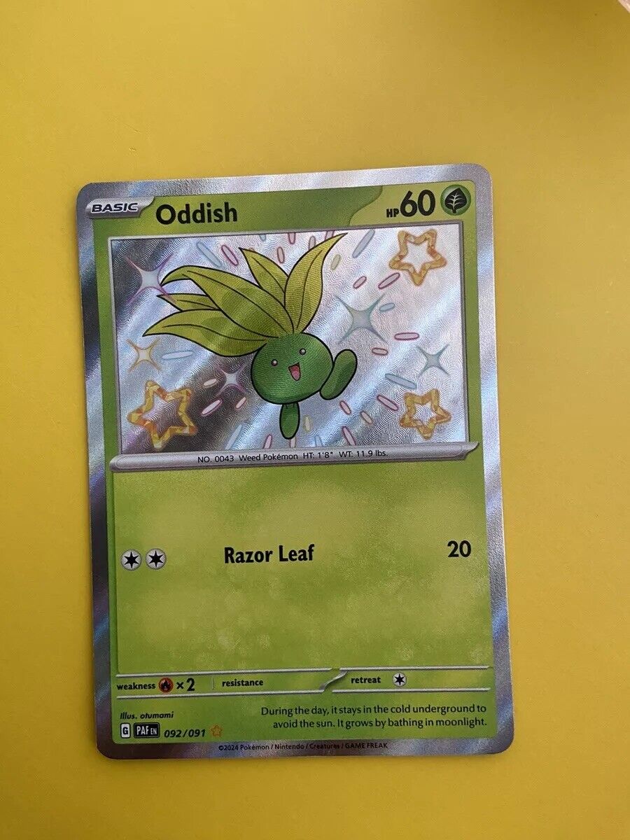 Oddish 092/091 (Shiny) Paldean Fates - Pokemon TCG [Near Mint]