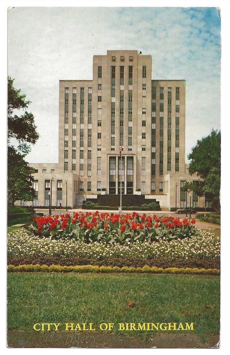 Birmingham Alabama c1950's City Hall Building, Charles McCauley, architect