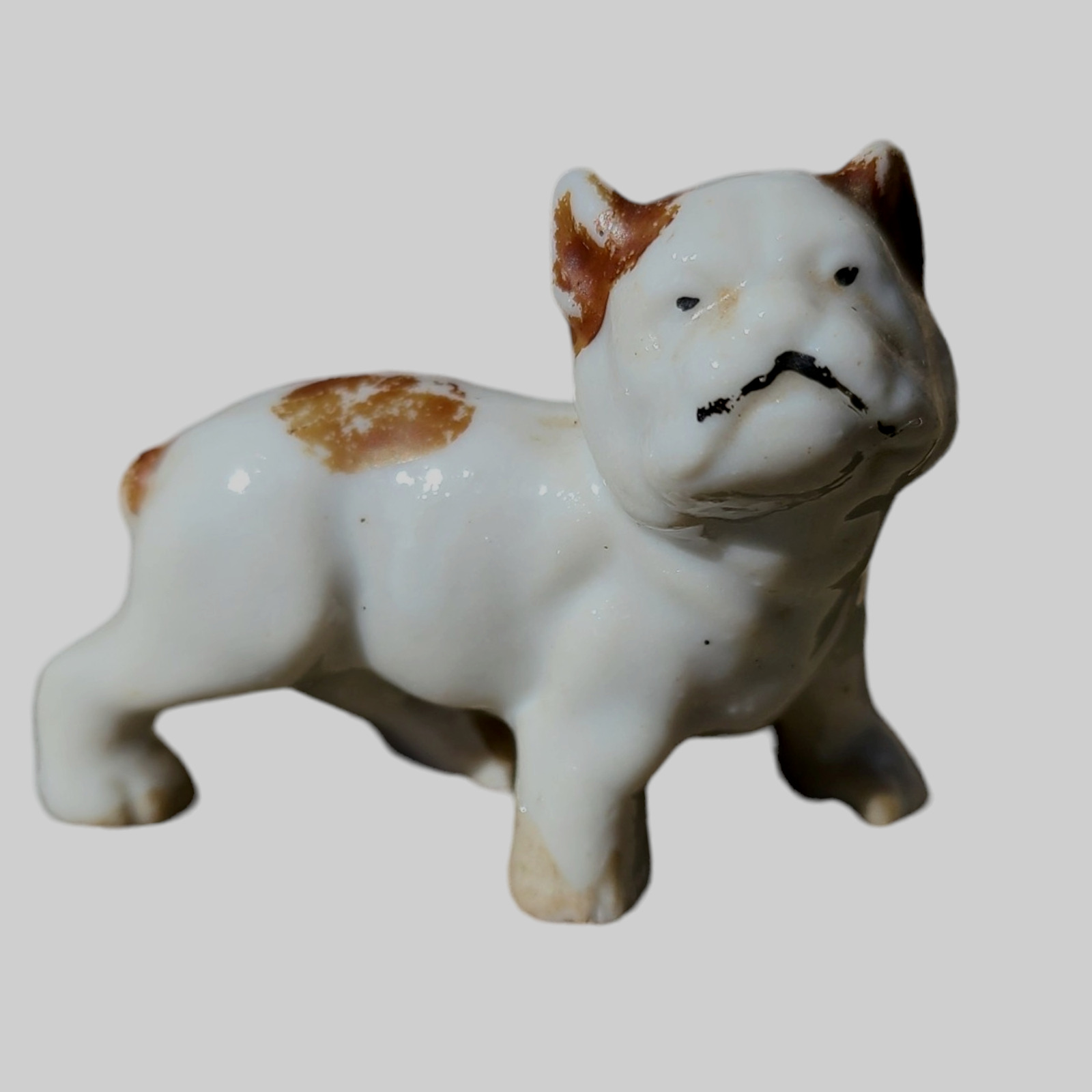 Vintage English Bull Dog China Figurine Porcelain