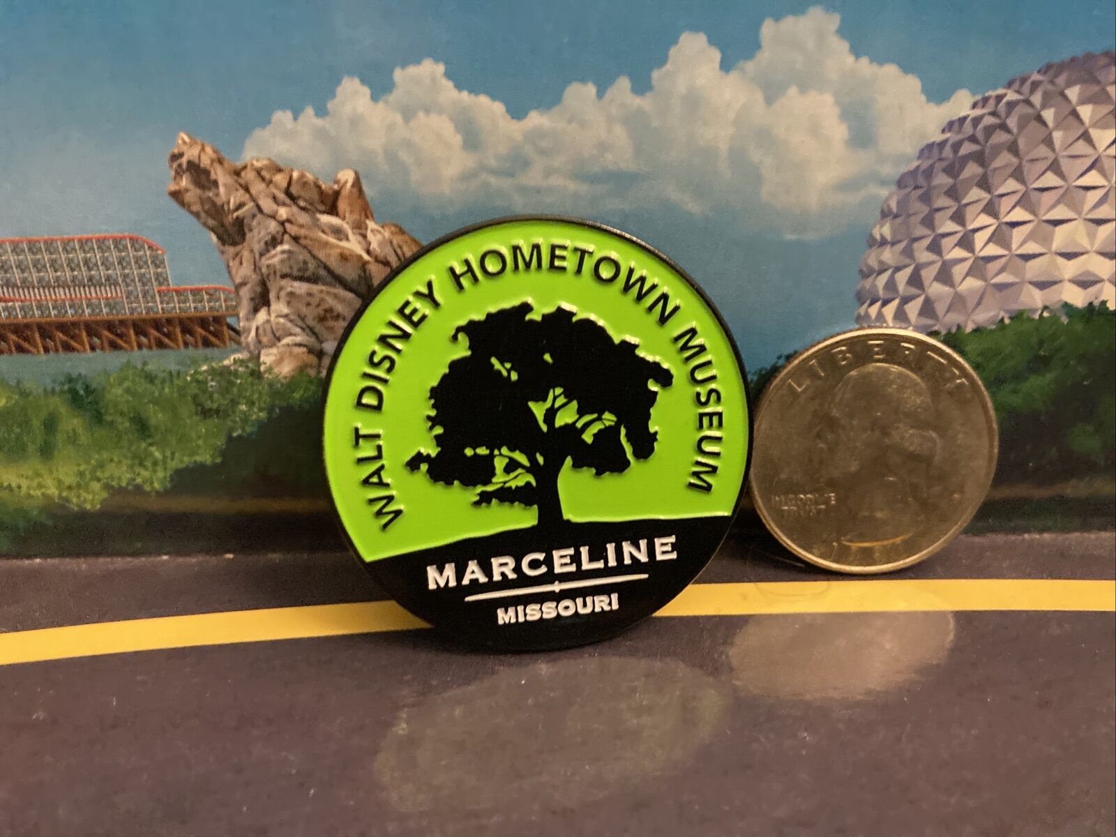 Walt Disney Hometown Museum Logo Pin - Marceline Missouri