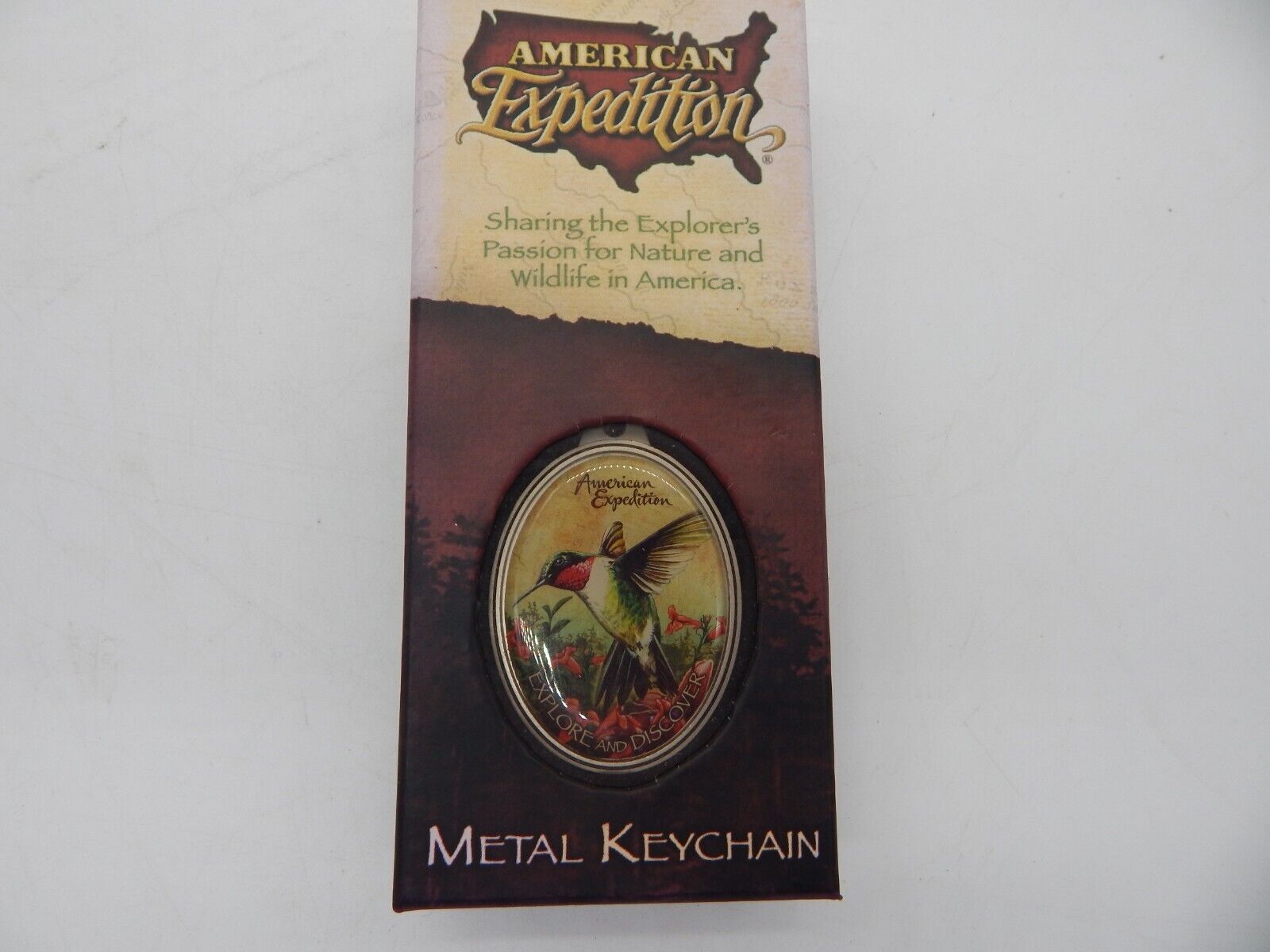 American Expedition Hummingbird Metal Key Chain New in Box