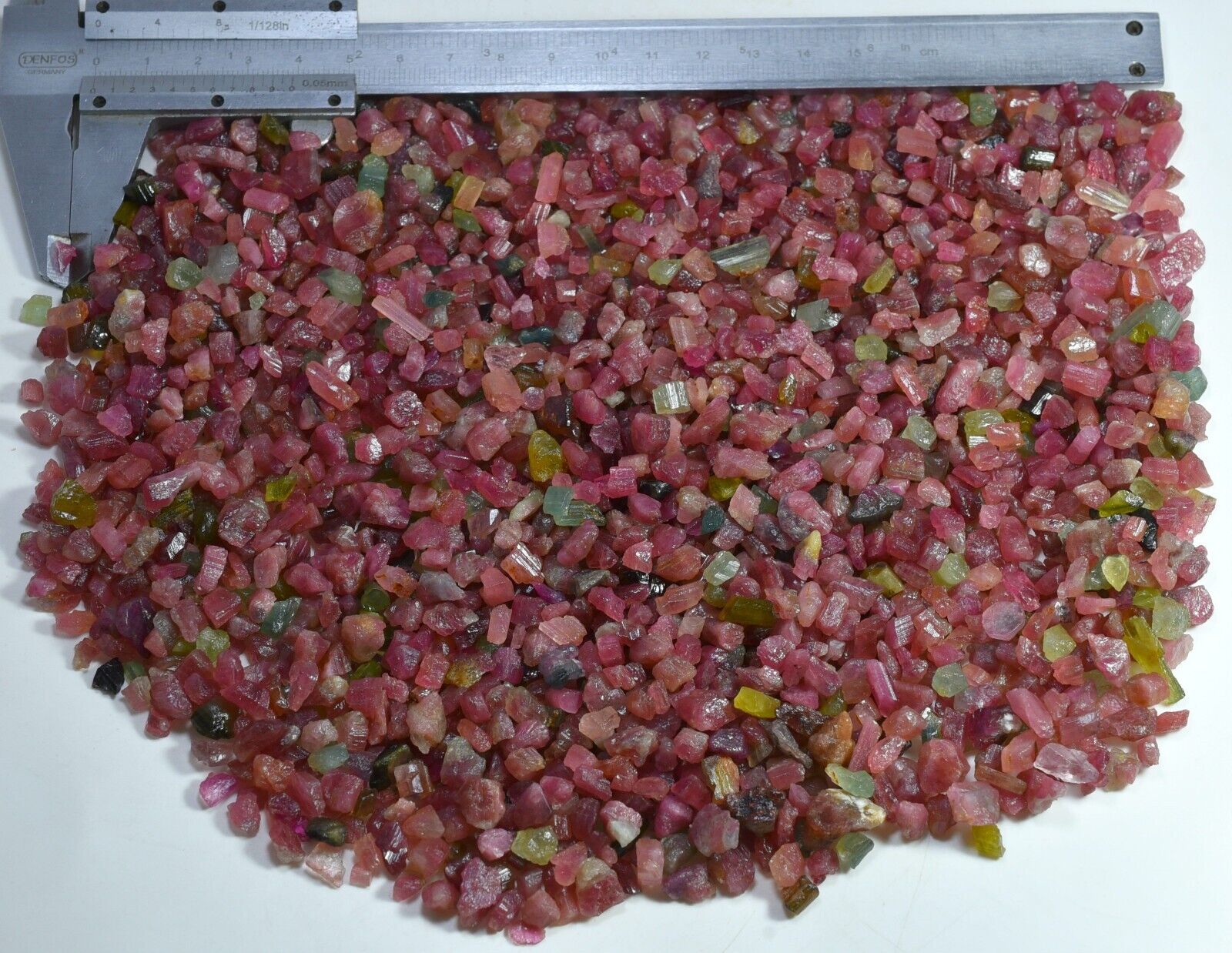 500 GM Transparent Natural Pink Rough Tourmaline Crystals Lot From Afghanistan