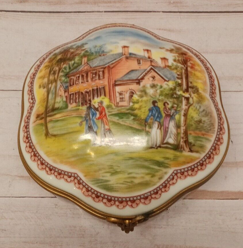 National trust Historic Preservation Woodlawn Porcelain trinket box 1590/2500