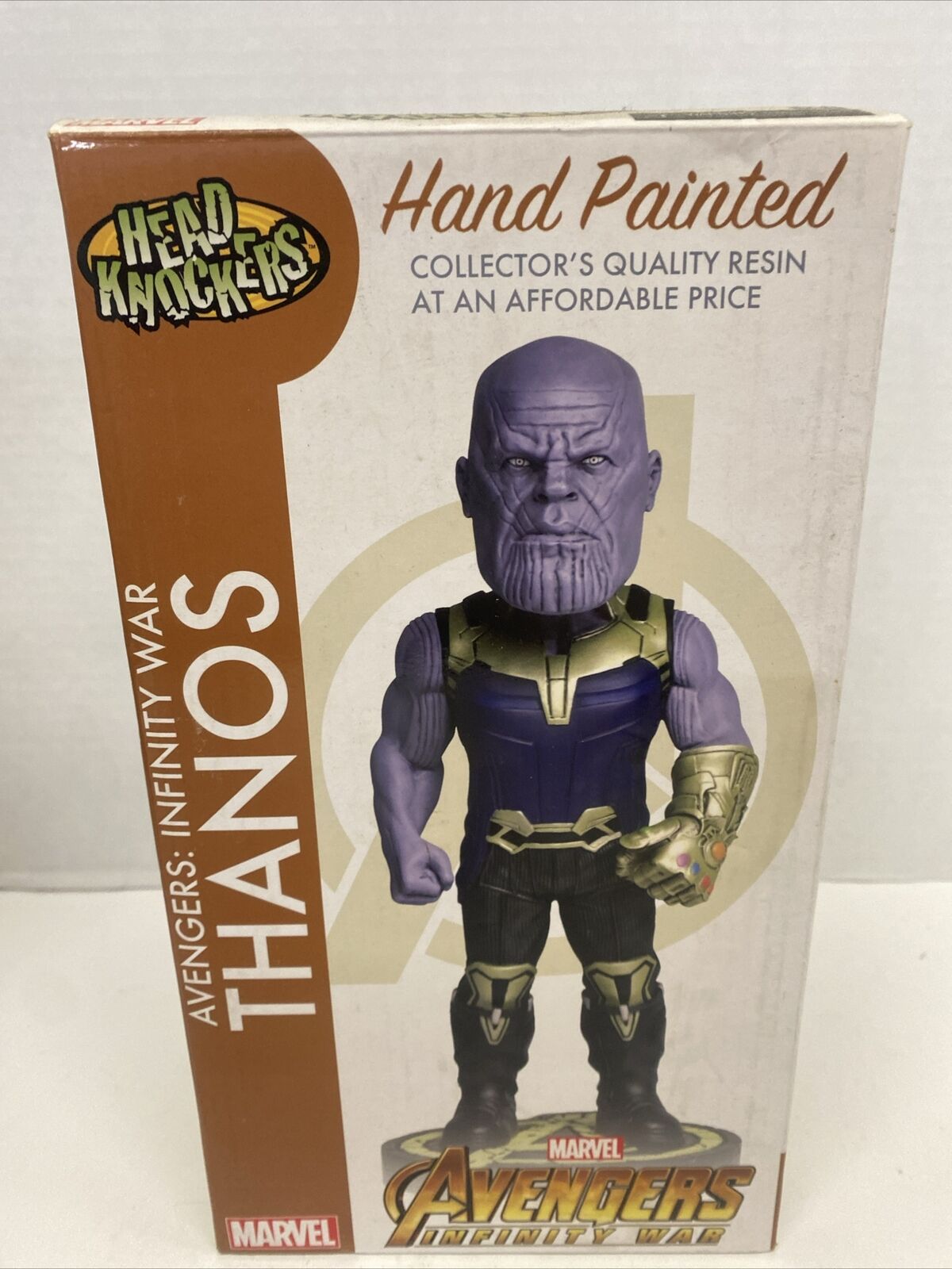 NECA Avengers: Infinity War THANOS Hand Painted Resin Head Knockers Marvel