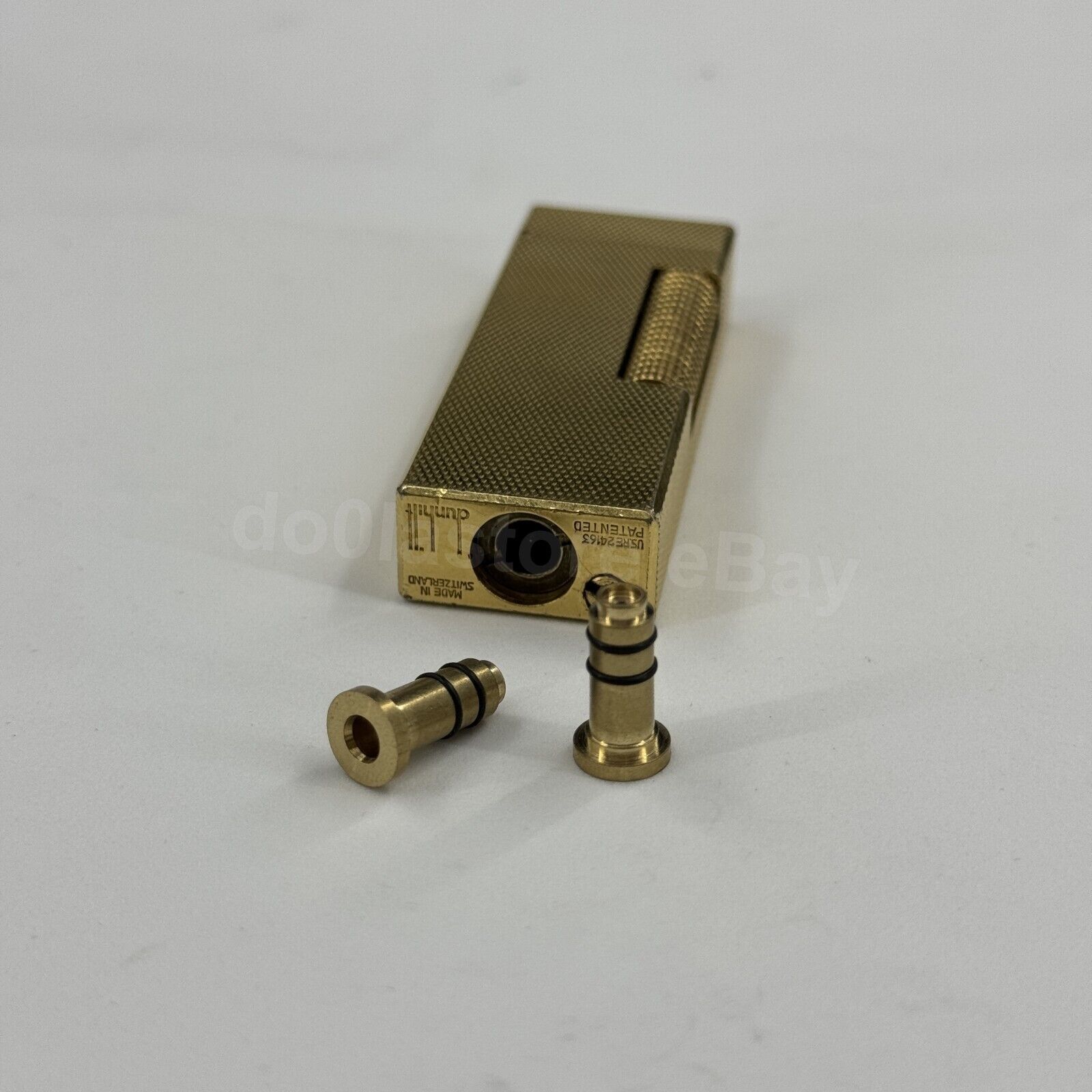 2pcs brass gas filling adapters for Dunhill Dress/ Rollagas lighters perfect fit
