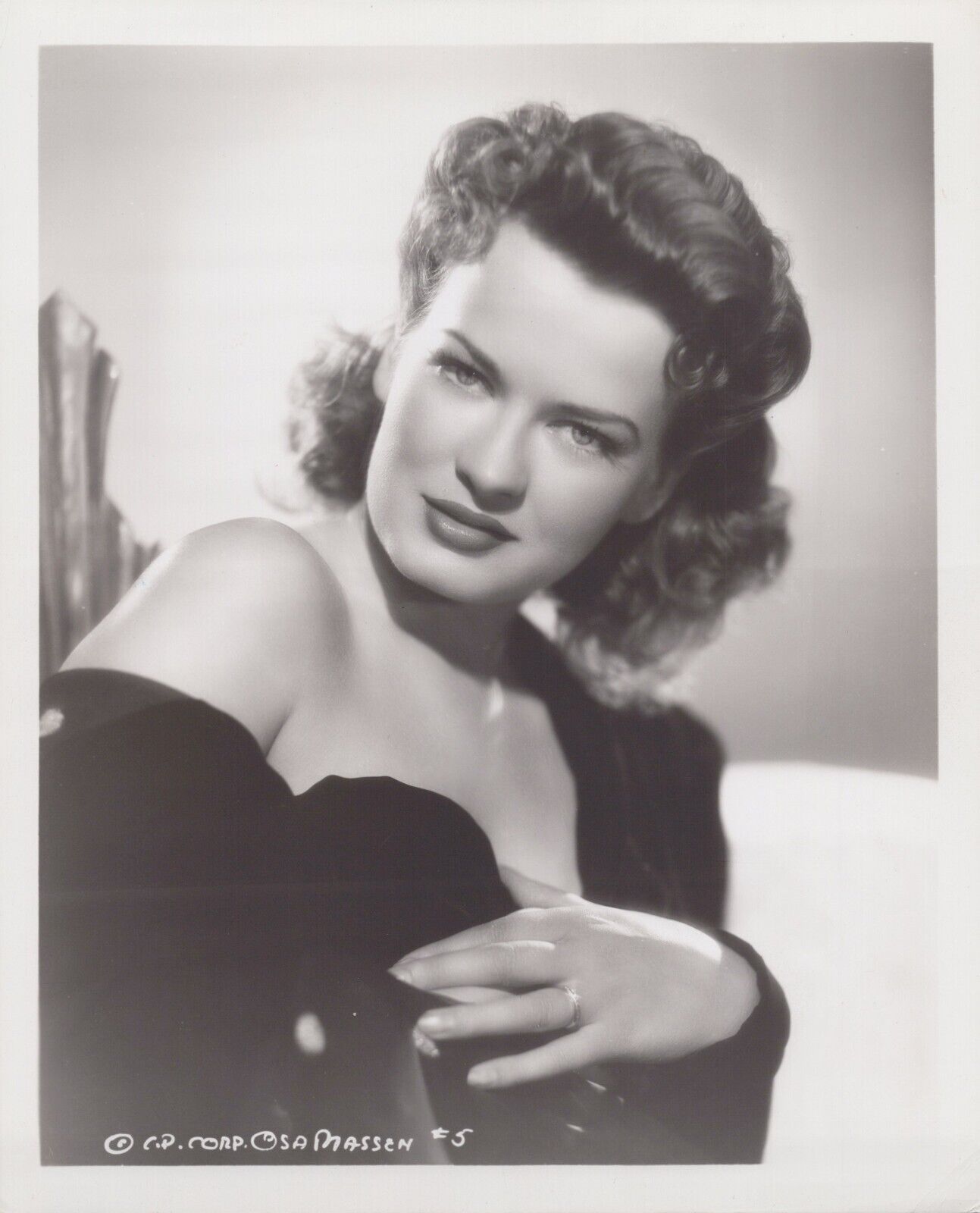 Osa Massen (1940s) 🎬⭐ Beauty Actress - Alluring Seductive Pose Photo K 192