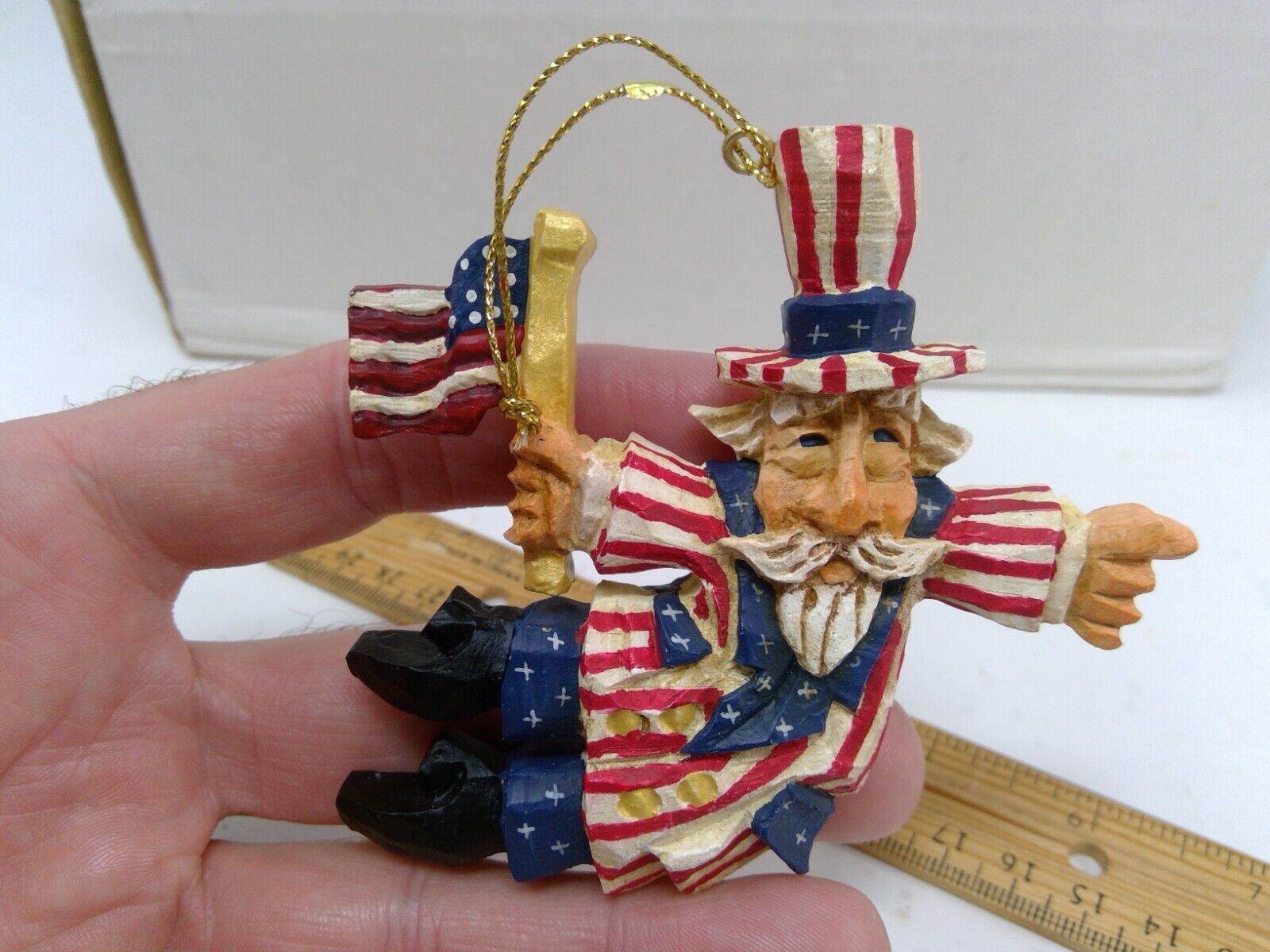 David Frykman 1994 Uncle Sam Patriotic Ornament