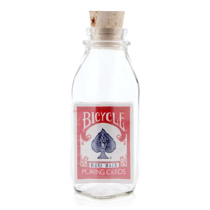 Deck in a Bottle (Bicycle Red Rider Back) - Trick