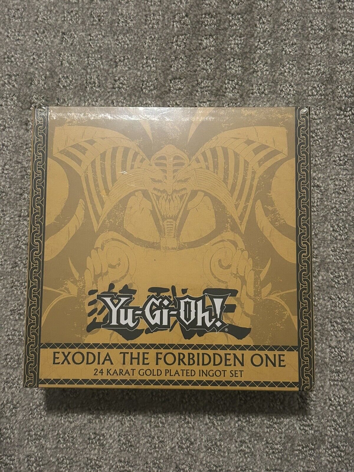Yu-Gi-Oh Exodia The Forbidden One 24k Gold Plated Ingot Set RARE LIMITED ED5000