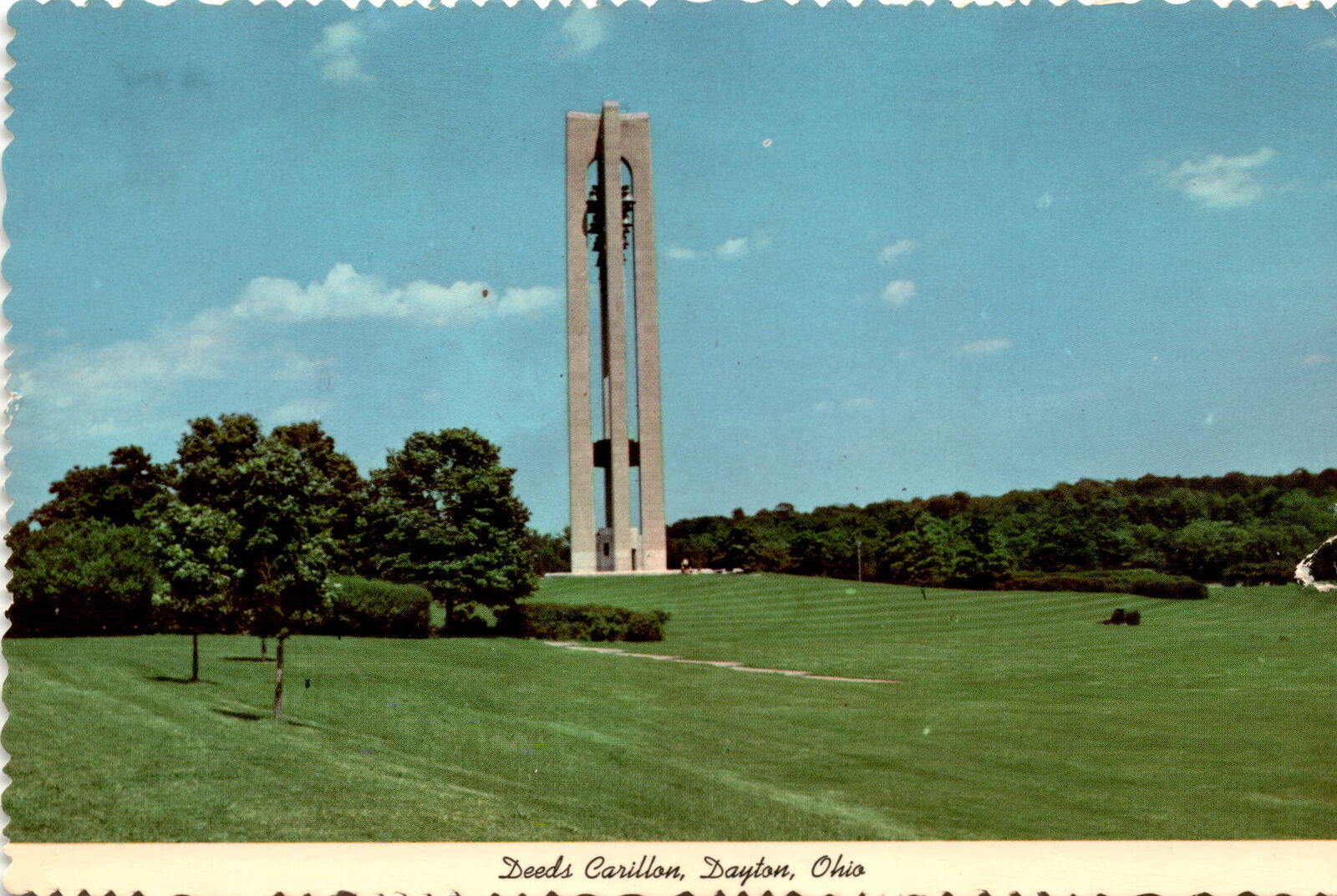 Vintage 1914 Postcard: Deeds Carillon, Dayton, Ohio