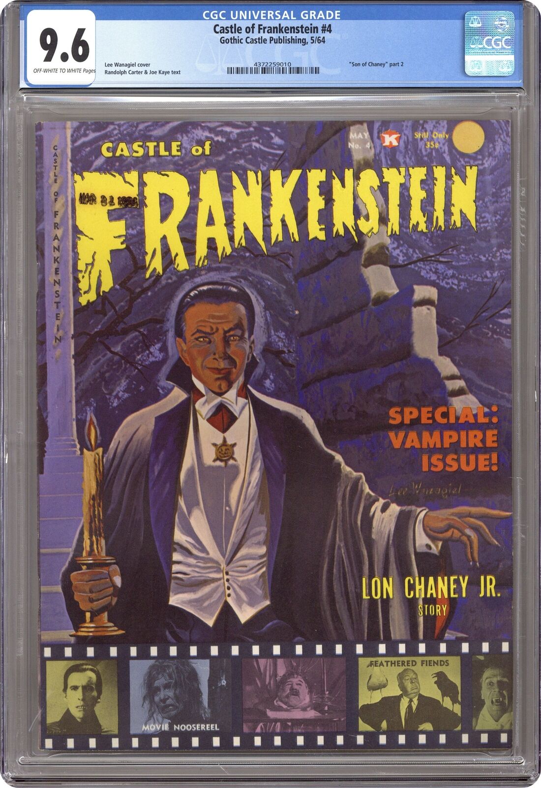 Castle of Frankenstein Magazine #4 CGC 9.6 1964 4372259010