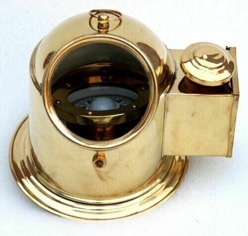 Lamp Brass Lamp Binnacle Gimbled Compass Floating Dial Nautical gift item