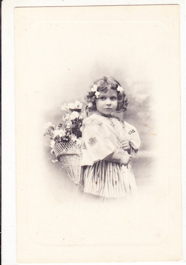 FRANCE POSTCARD CHILDREN REAL PHOTO 1912