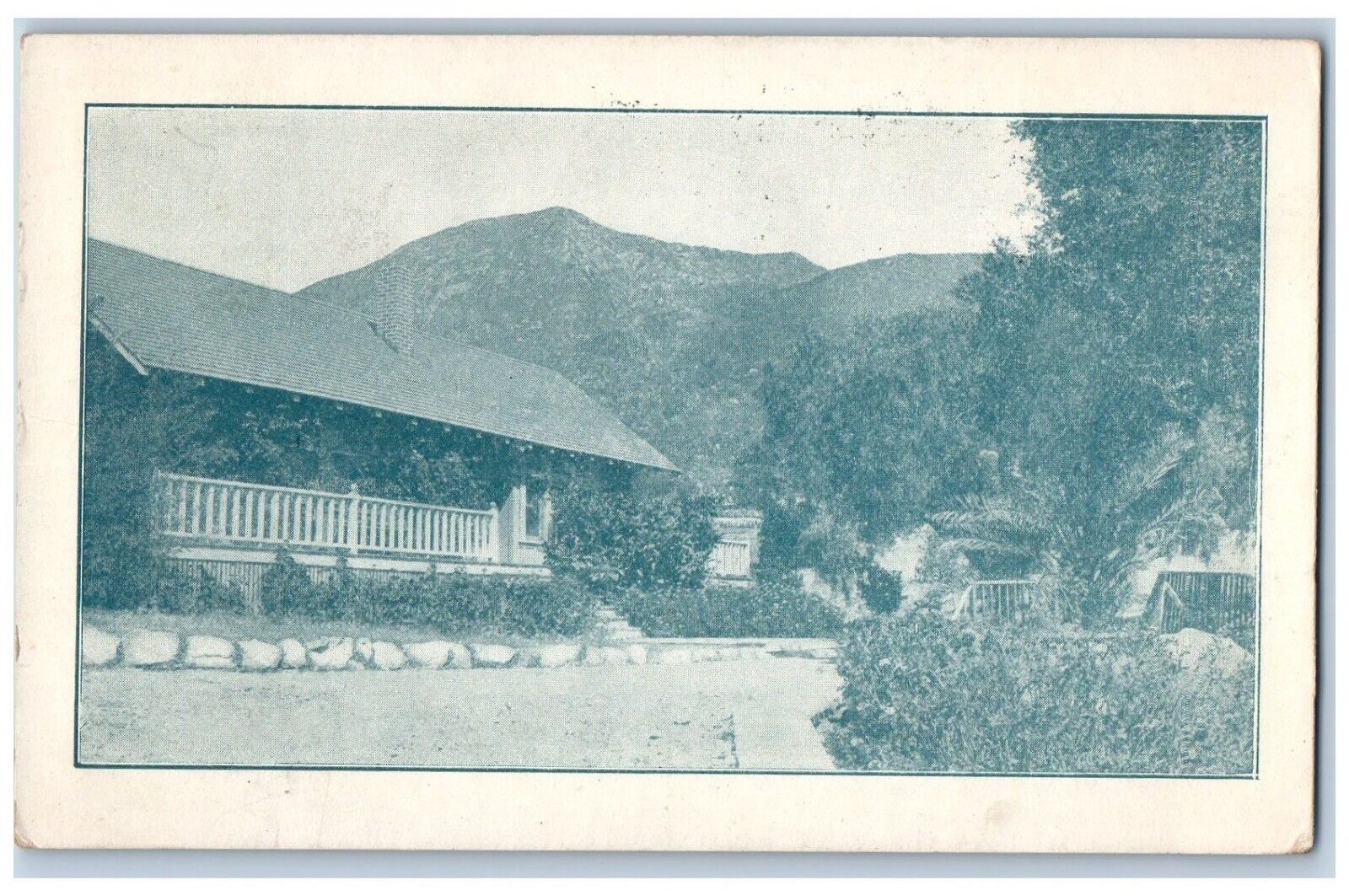 Santa Barbara California Postcard Exterior Building View c1912 Vintage Antique