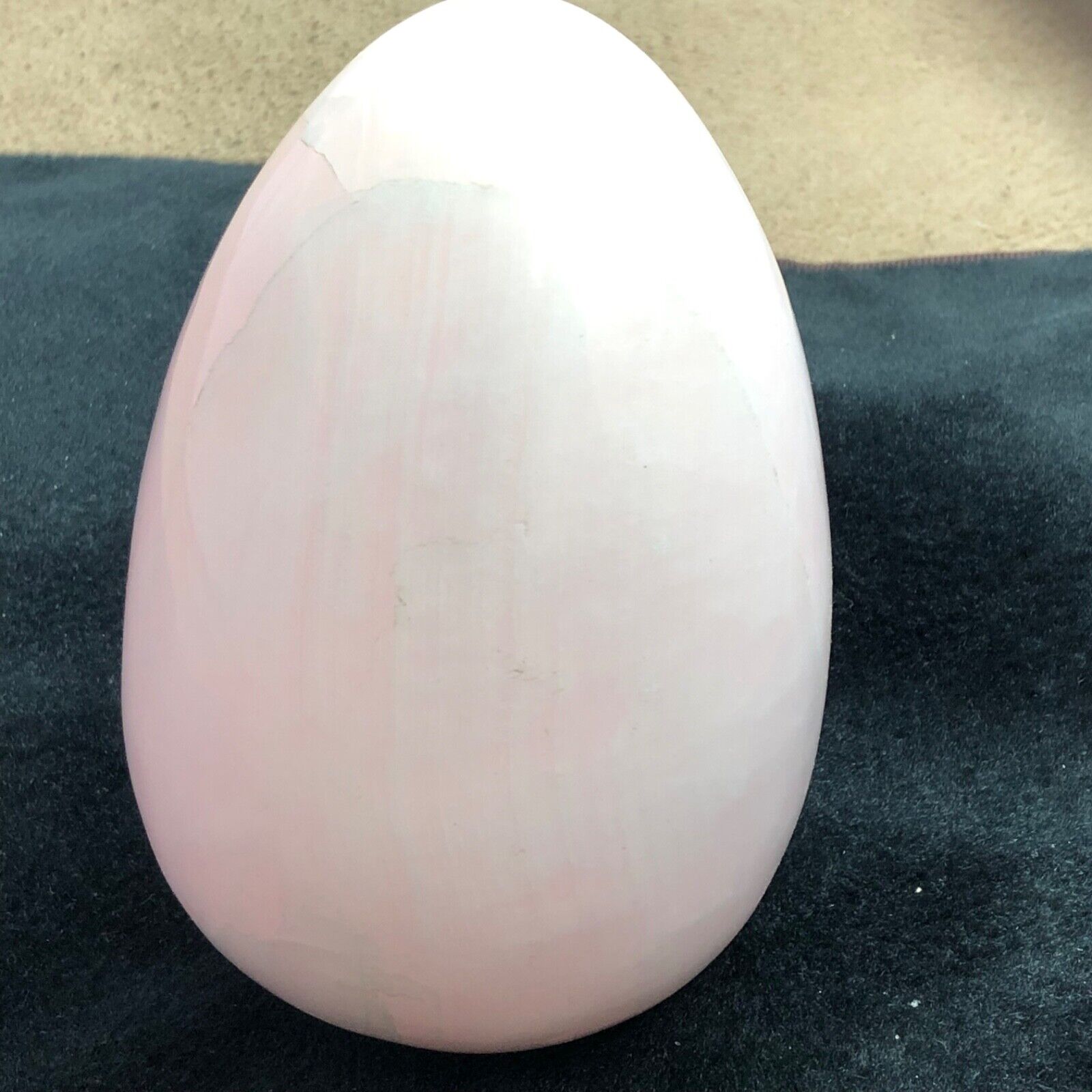 Pink Mangano Calcite Big Egg
