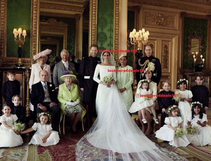 MEGHAN MARKLE Photo 5x7 Royal Wedding Prince Harry Family Portrait England