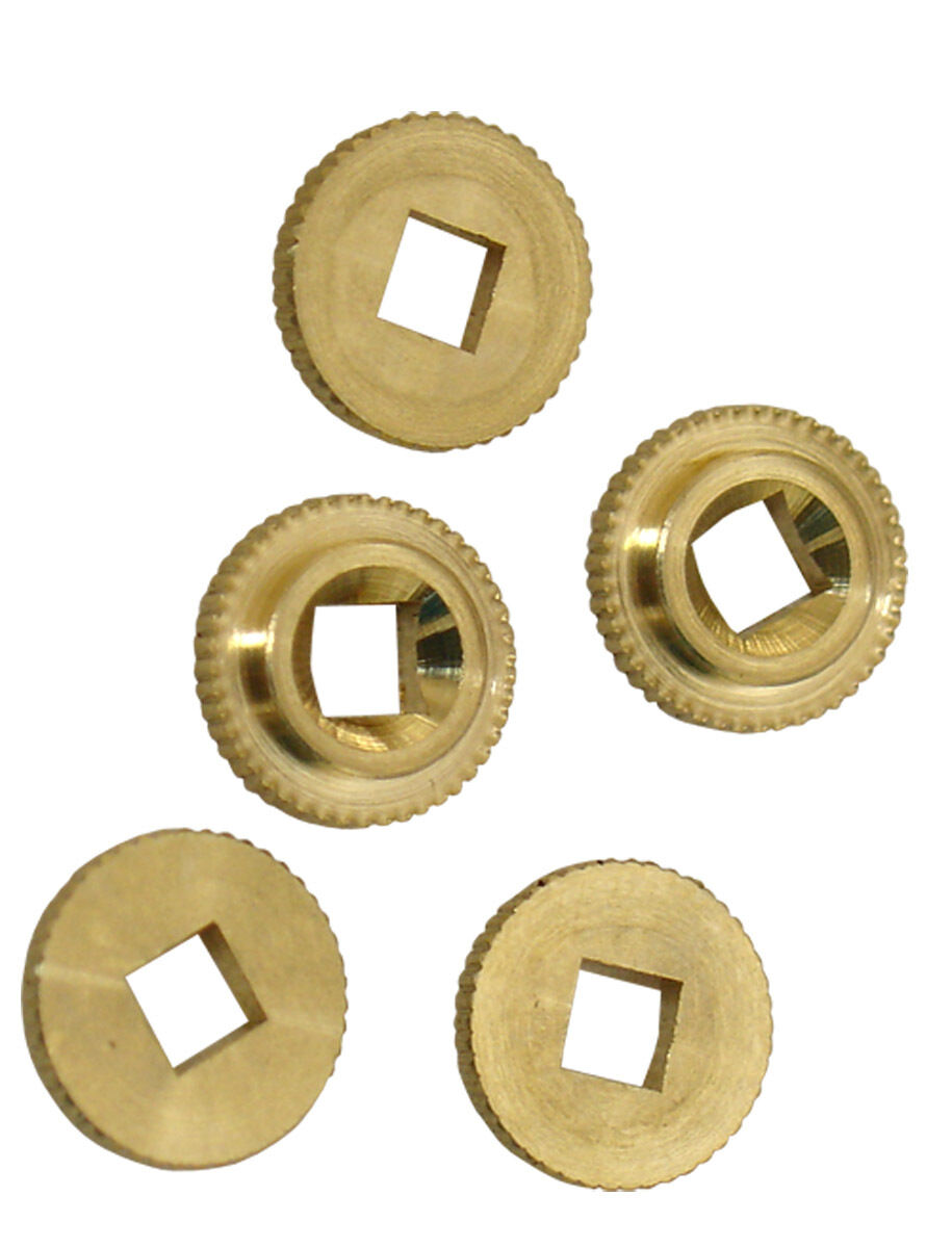 New Regula Cuckoo Clock Hand Bushings with Square Hole - 12 pieces (CC-809)