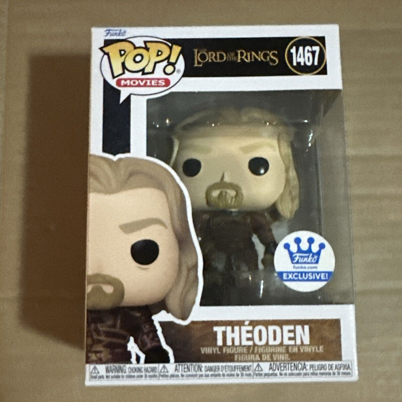 Funko POP Theoden #1467 Lord of the Rings 2024 Funko Exclusive w/Protector
