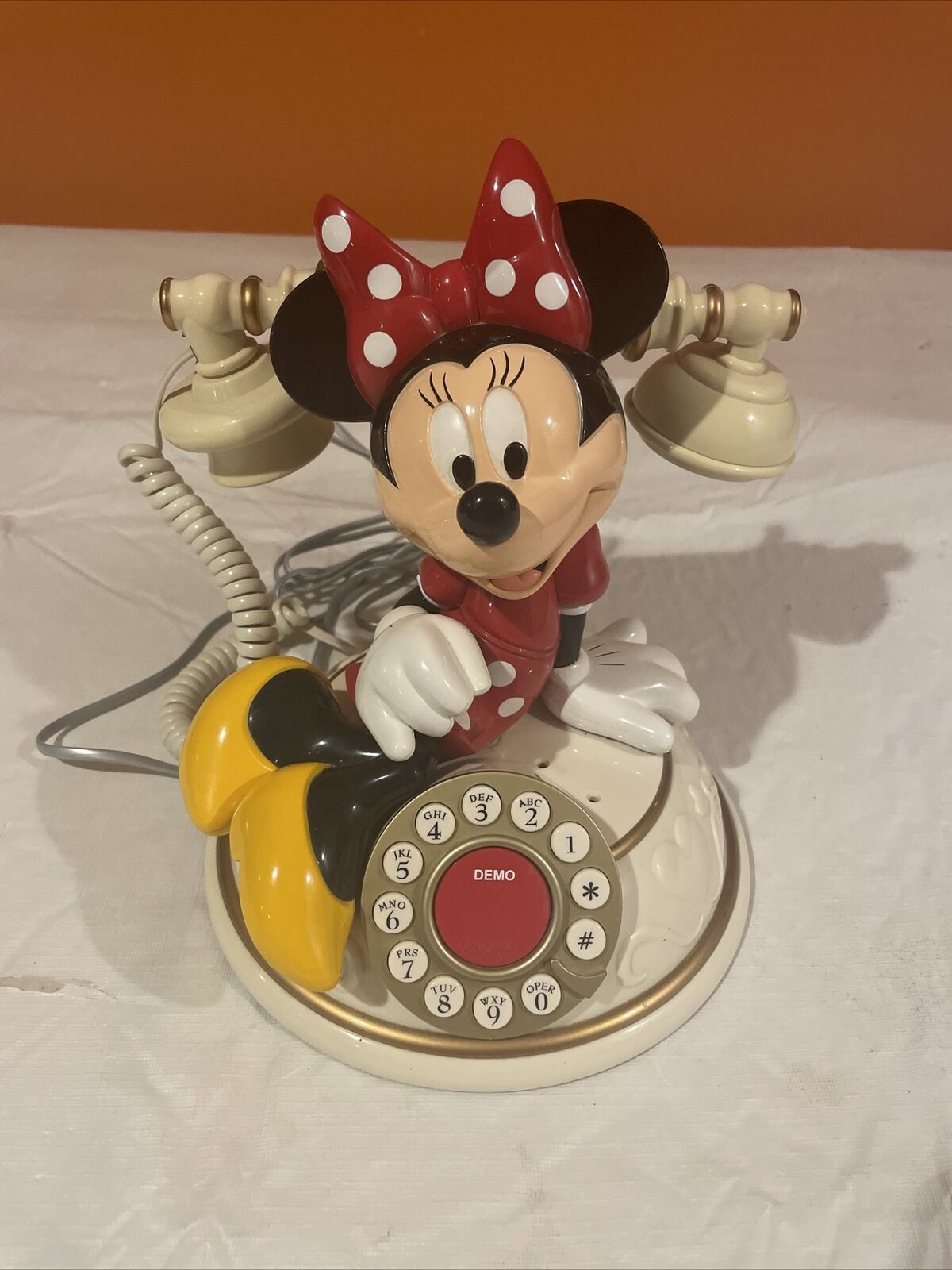 Disney Minnie Mouse Vintage Style Dial Phone🐭
