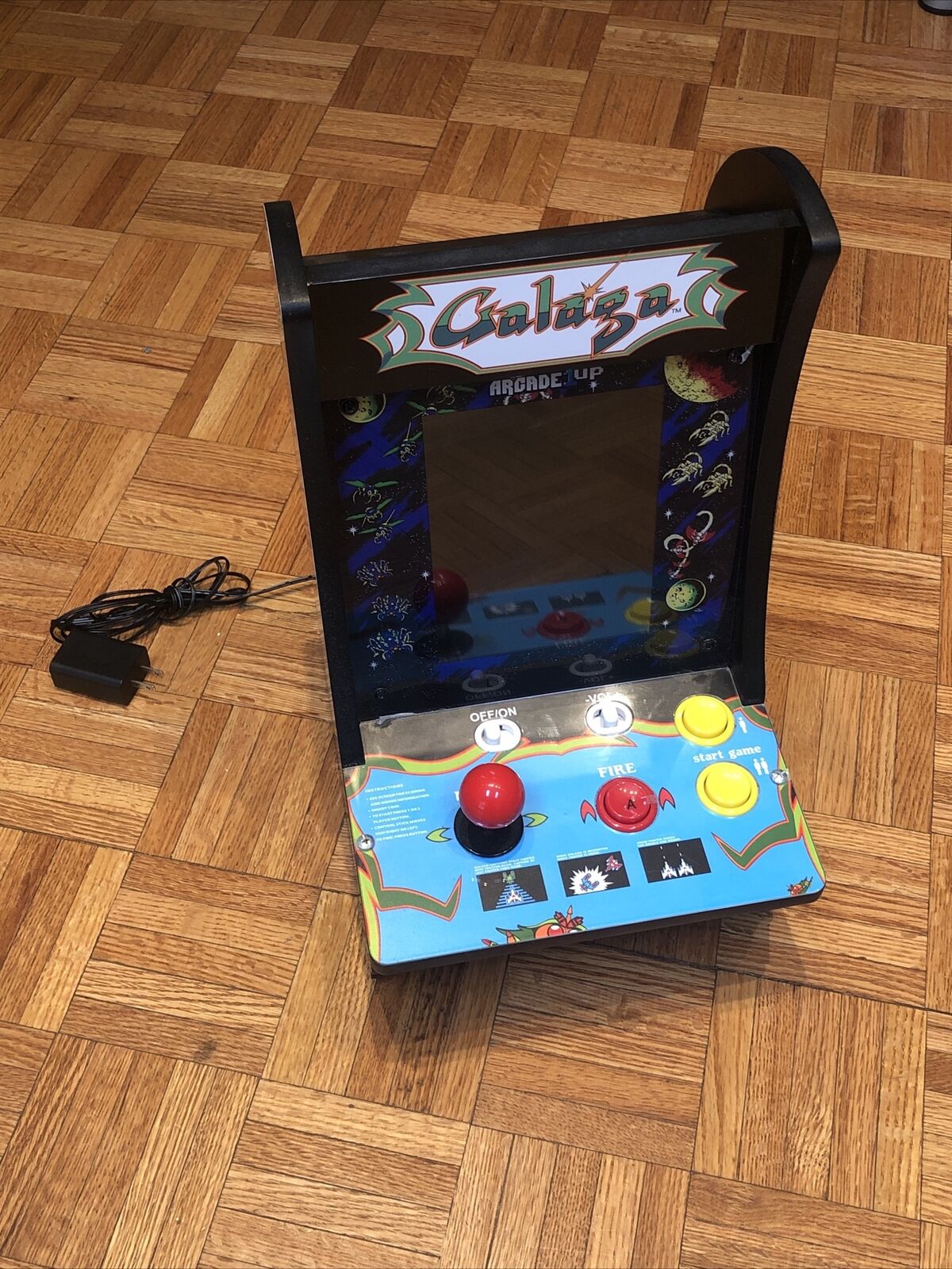 Arcade1Up 40th Anniversary GALAGA Counter-Cade Arcade Video Game Machine - EXC