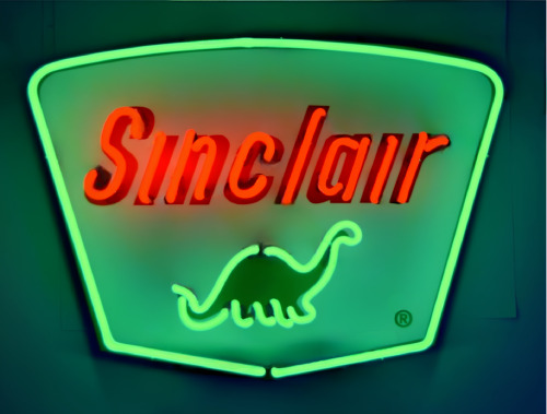 New Sinclair Dino Gasoline Neon Light Sign 20\