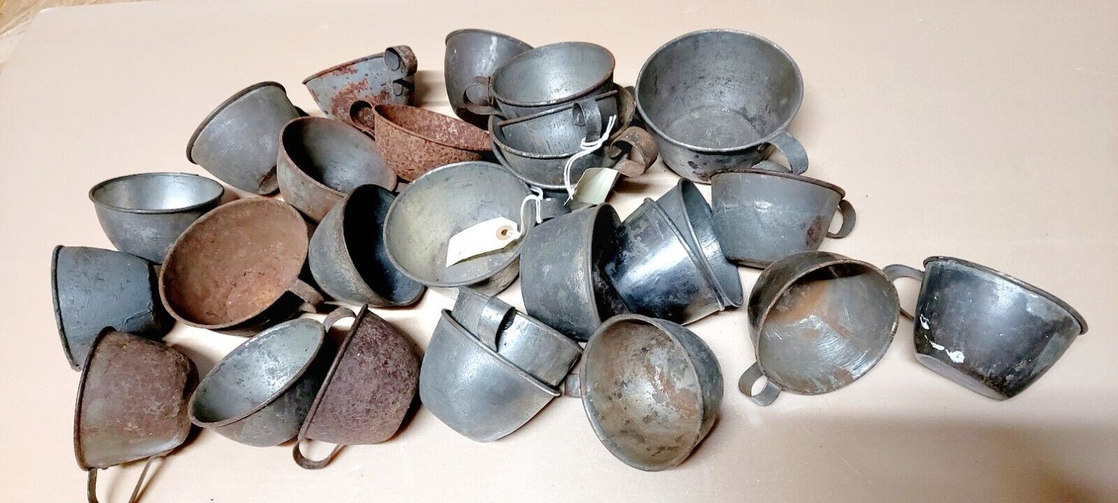 **WW1** French cup Tinned Iron