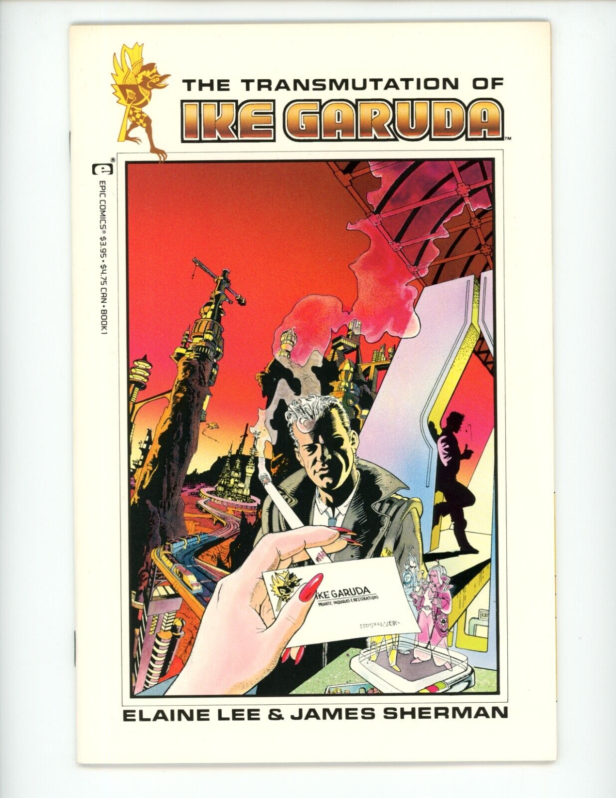 Transmutation of Ike Garuda #1 Comic Book 1991 VF- James Sherman Marvel