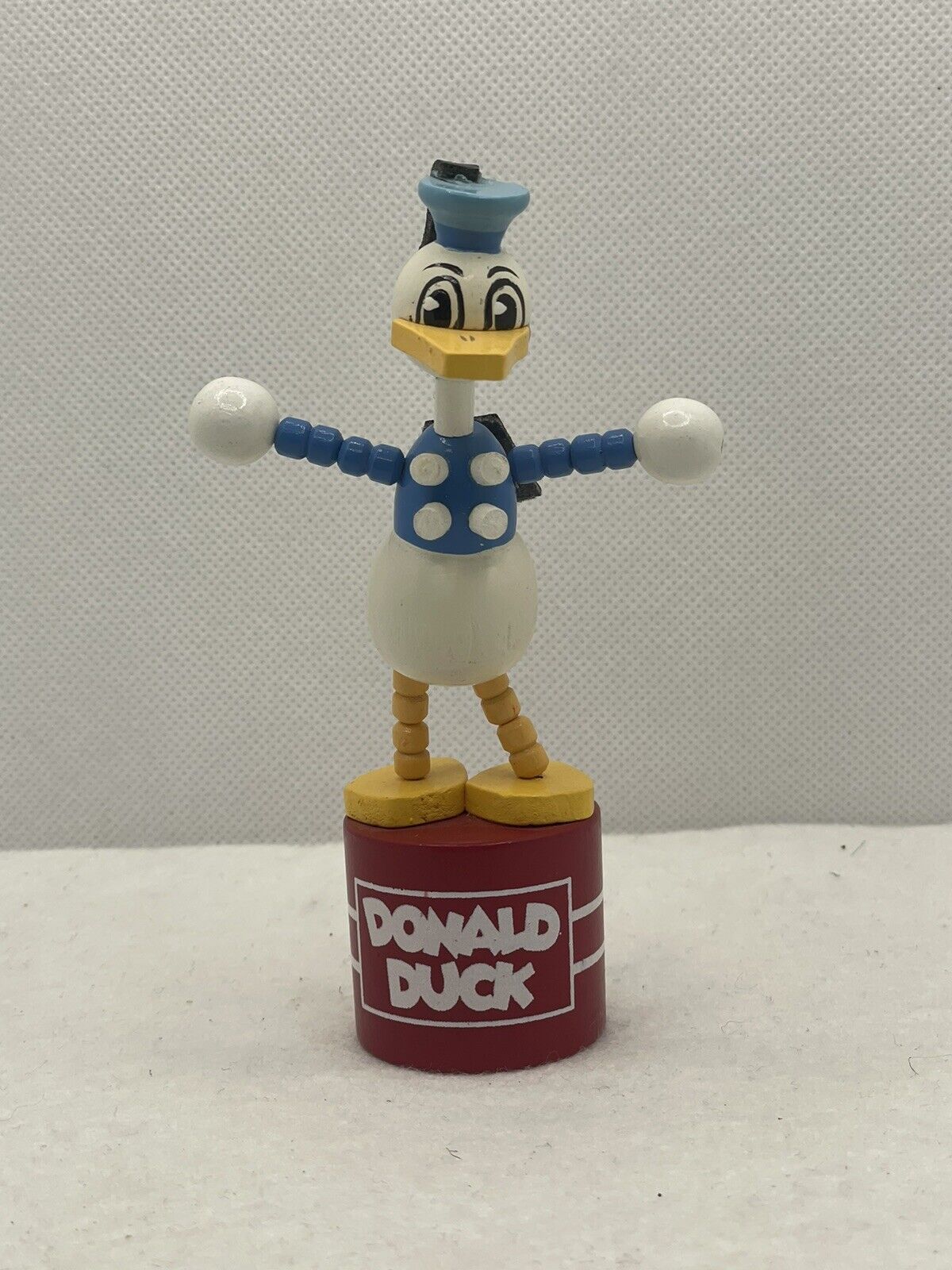 EXTREMELY RARE VINTAGE Disney Push Donald Duck