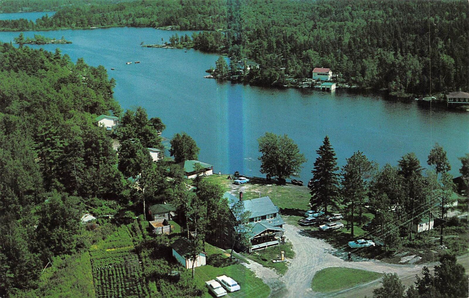 ST CHARLES Ontario Canada postcard Hastings County West Arm Lodge Lake Nipissing