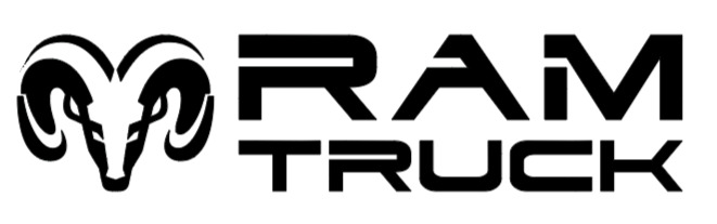 Permanent Vinyl Decal Sticker - Ram Truck logo for Dodge Dakota Durango pickup
