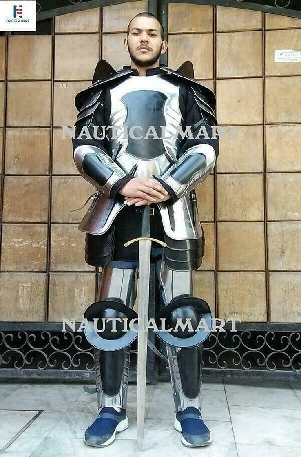 Medieval Knight Larp Wearable Full Suit Of Armor Fantasy Cosplay Costume Armor