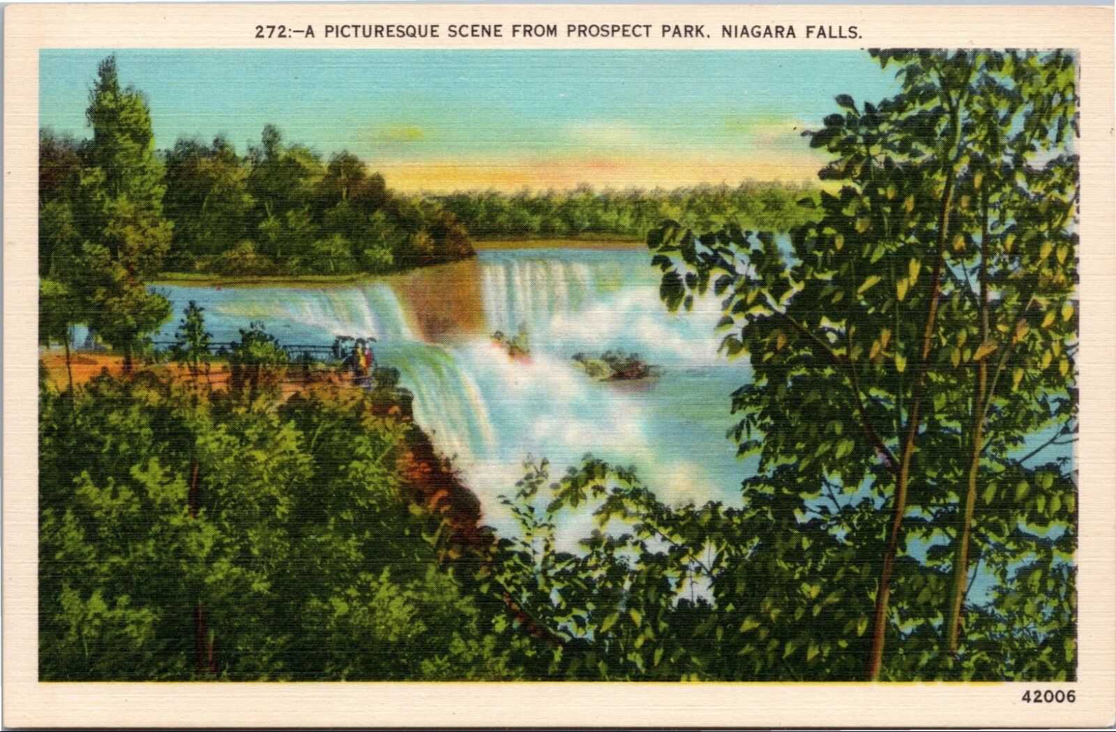 Niagara Falls view from Prospect Park