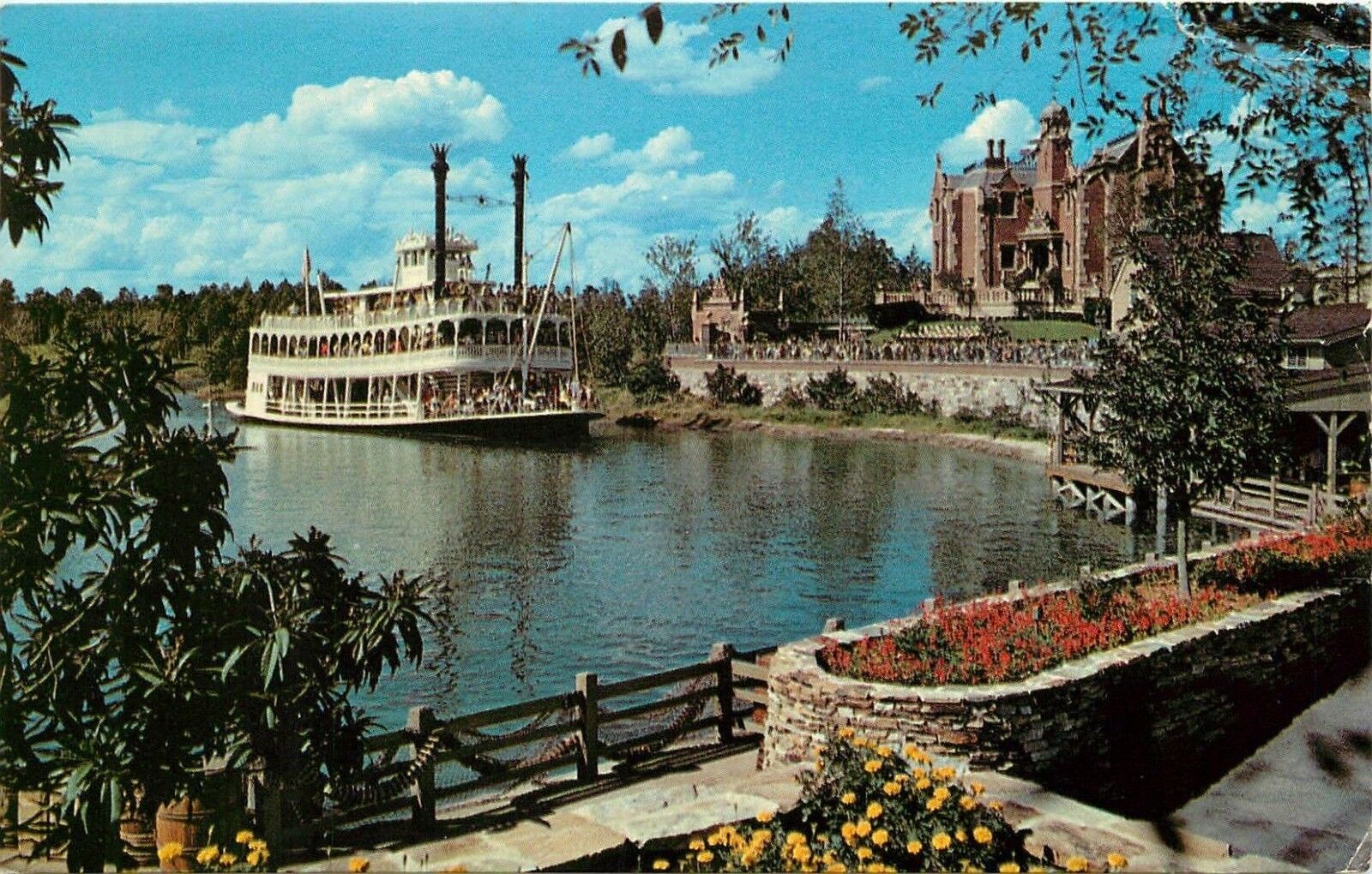 Walt Disney World Admiral Joe Fowler Rivers of American Orlando Florida Postcard