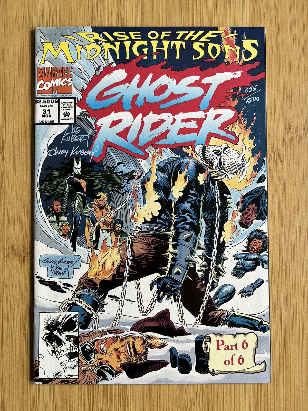 Ghost Rider 31 - Signed by Joe and Andy Kubert w/ COA