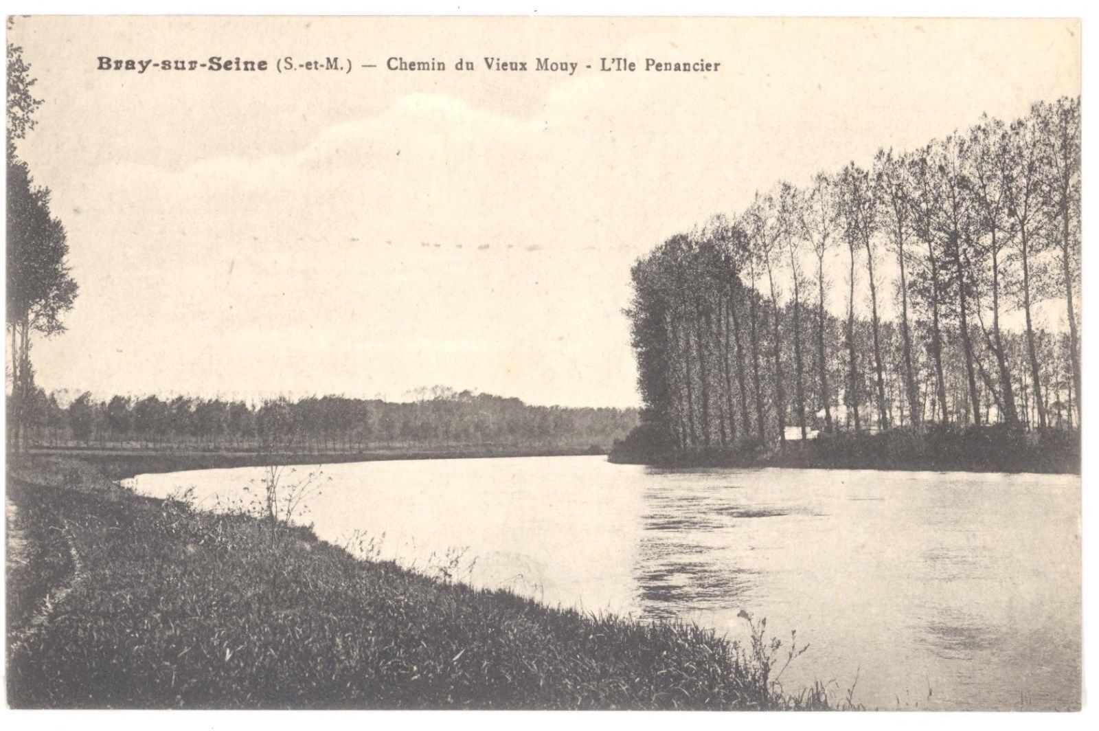 CPA 77 - BRAY SUR SEINE (Seine et Marne) - Chemin du Vieux Mouy - L'Île Penancie